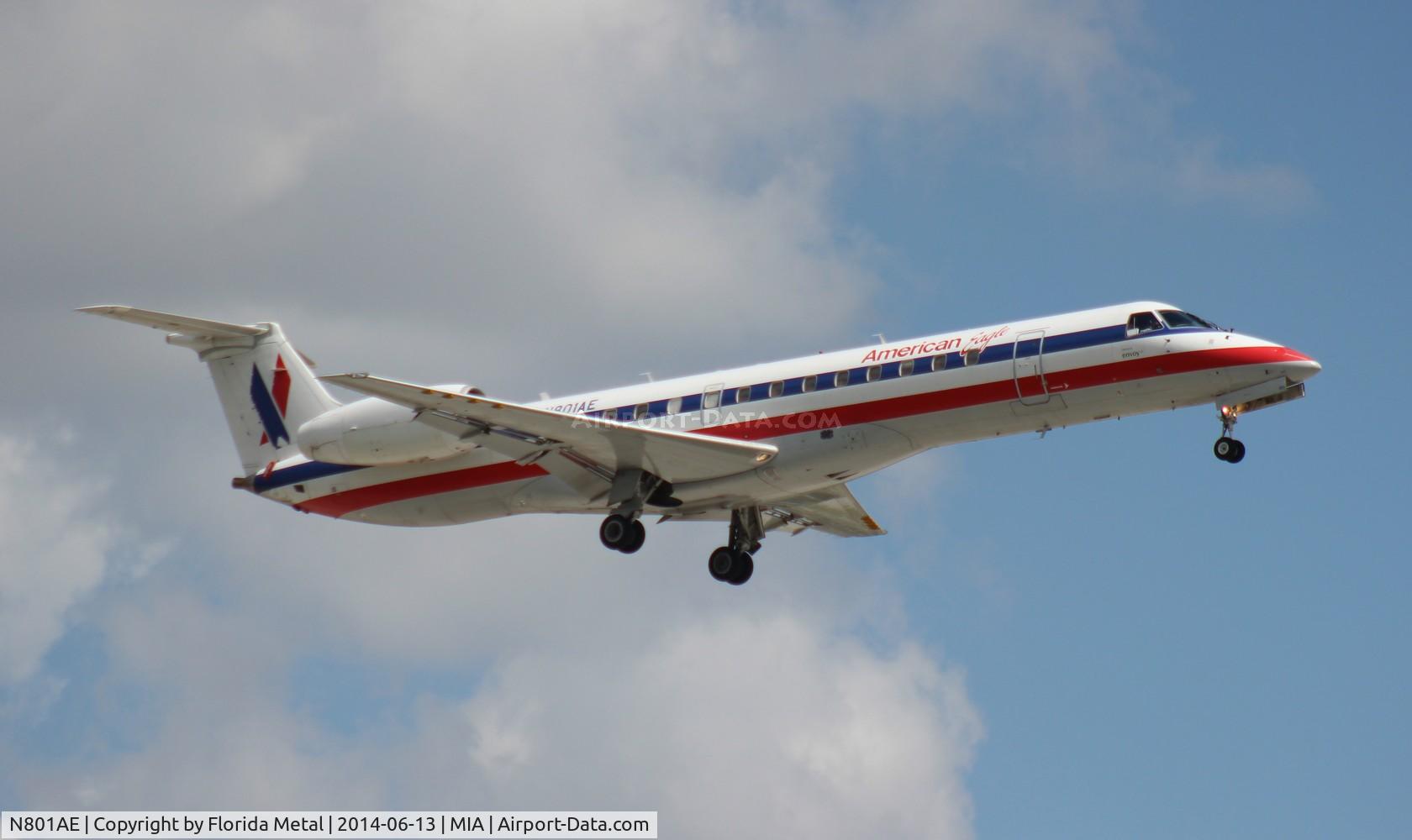 N801AE, 2001 Embraer ERJ-140LR (EMB-135KL) C/N 145469, Eagle E140