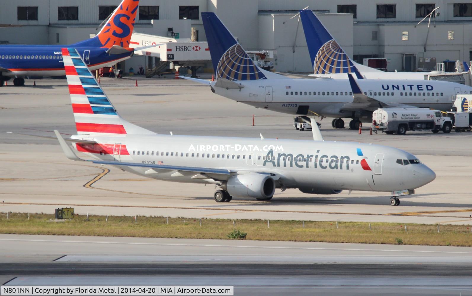 N801NN, 2009 Boeing 737-823 C/N 29565, American