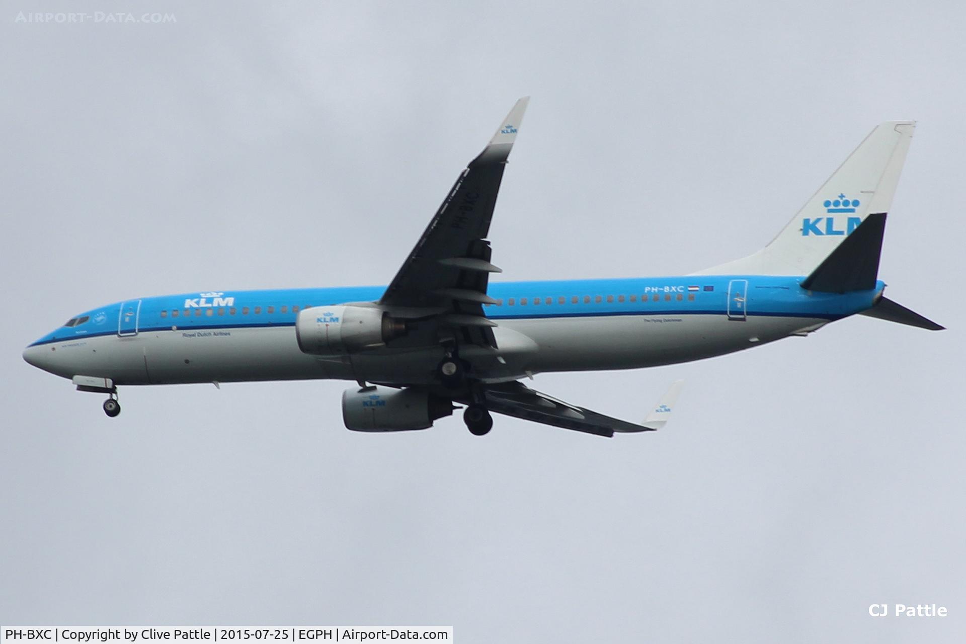 PH-BXC, 1999 Boeing 737-8K2 C/N 29133, KLM in action at Edinburgh EGPH