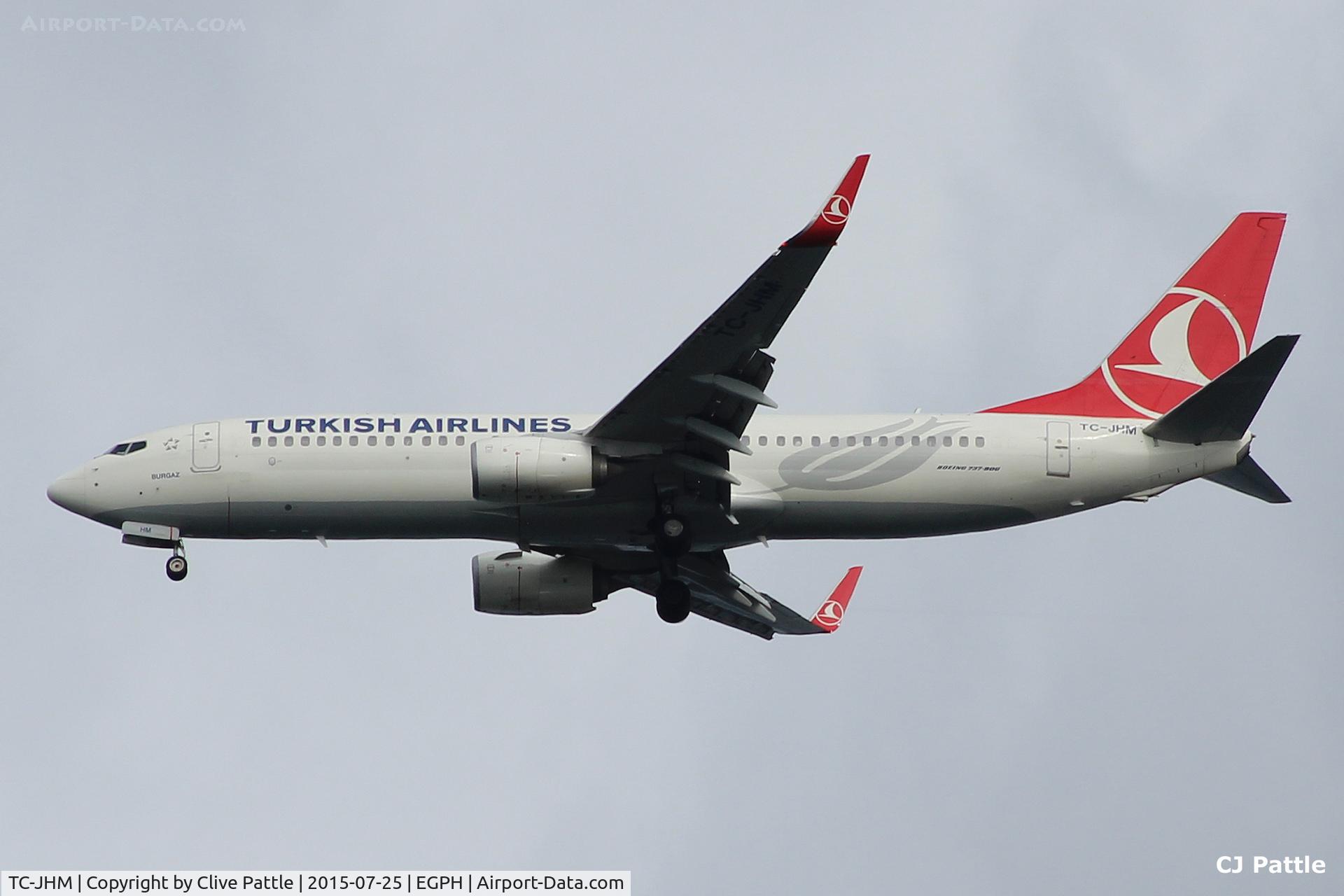 TC-JHM, 2012 Boeing 737-8F2 C/N 40980, Some Turkish Delight at Edinburgh EGPH