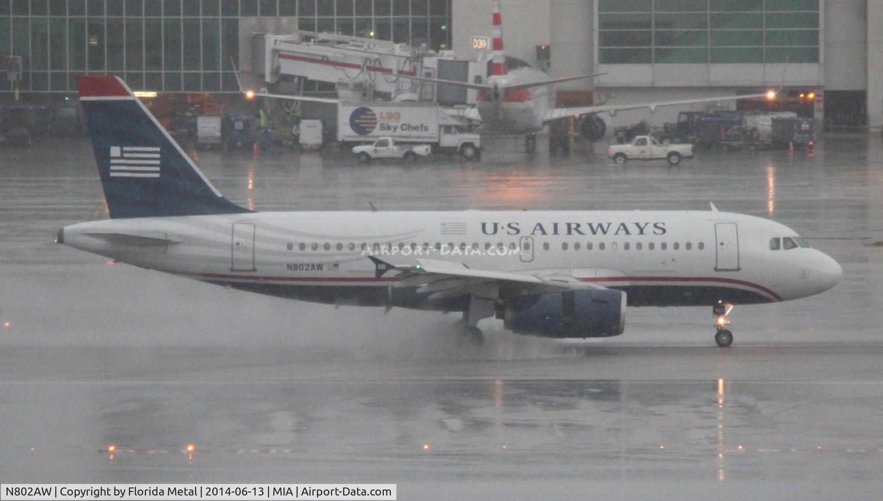 N802AW, 1998 Airbus A319-132 C/N 0924, USAirways