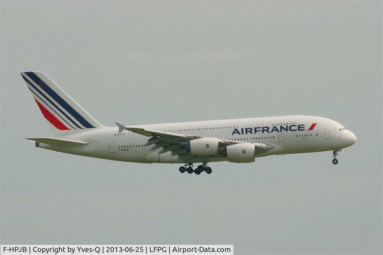 F-HPJB, 2009 Airbus A380-861 C/N 040, Airbus A380-861, Short approach Rwy 26L, Roissy Charles De Gaulle Airport (LFPG-CDG)