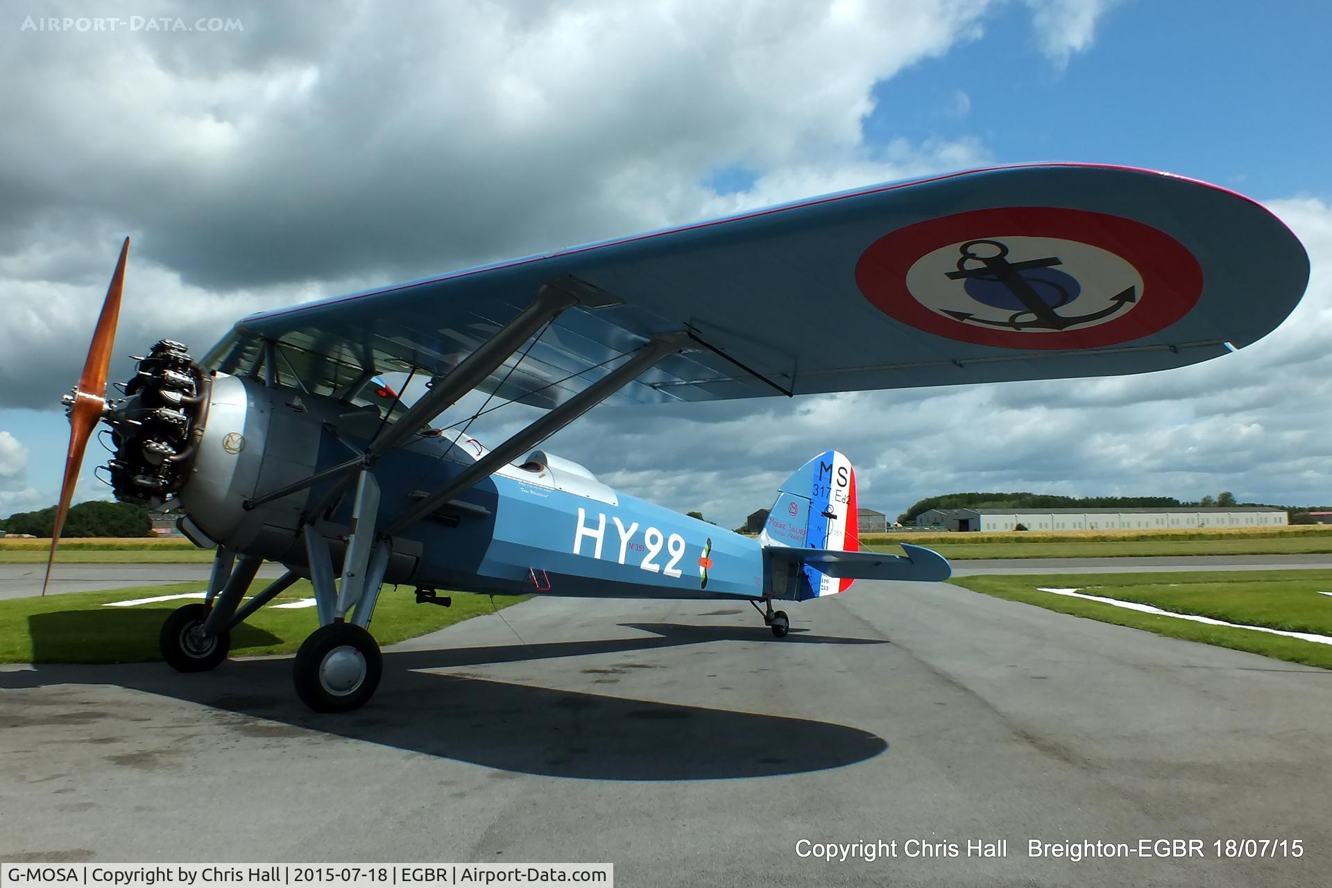 G-MOSA, 1952 Morane-Saulnier MS.317 C/N 351, International Bucker Fest at Breighton