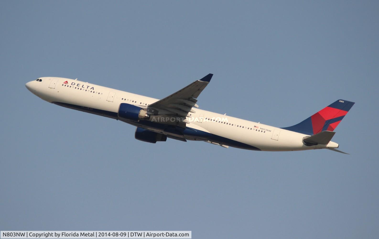 N803NW, 2003 Airbus A330-323 C/N 0542, Delta A330-300