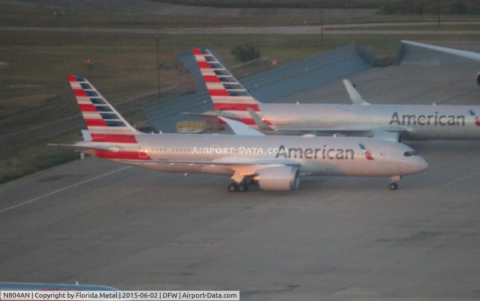 N804AN, 2015 Boeing 787-8 Dreamliner C/N 40622, American 787-8