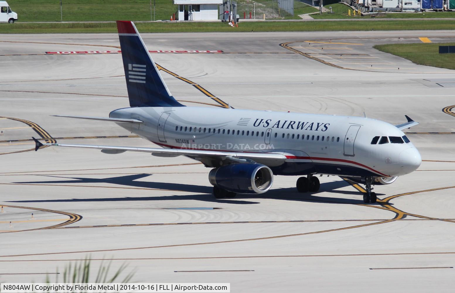 N804AW, 1999 Airbus A319-132 C/N 1043, USAirways A319