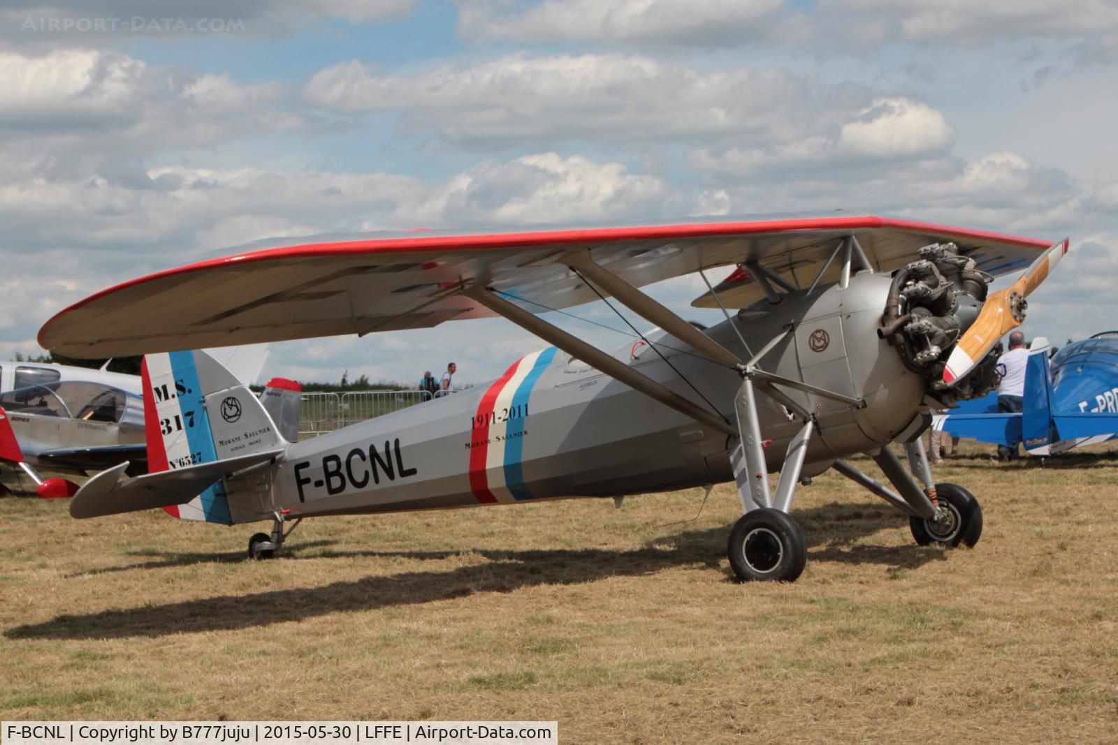 F-BCNL, Morane-Saulnier MS.317 C/N 6527, at LFFE