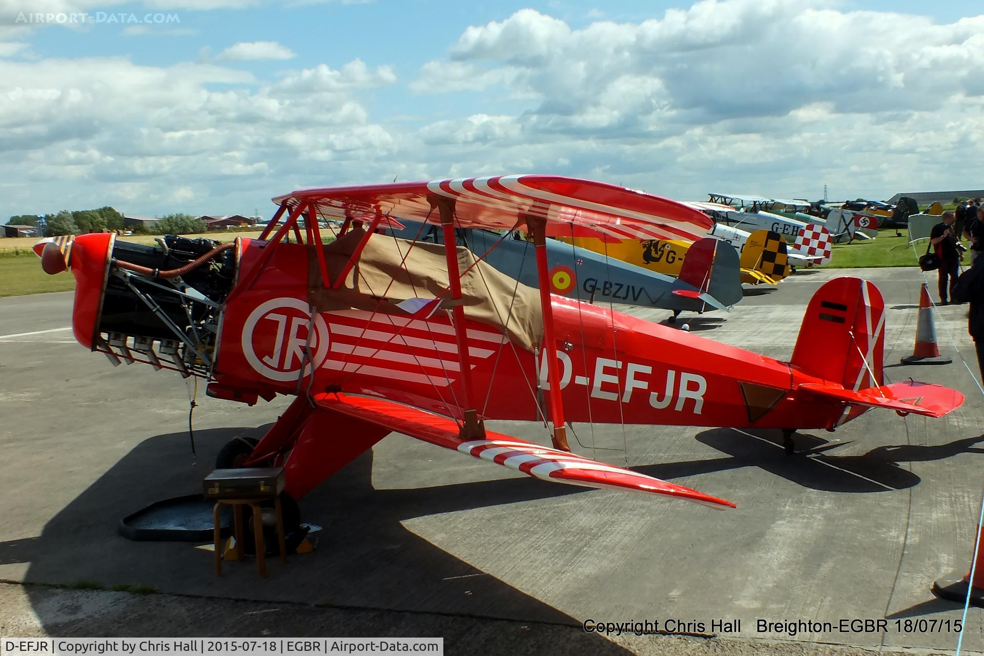 D-EFJR, 1954 CASA 1-131E Jungmann C/N 2072, International Bucker Fest at Breighton