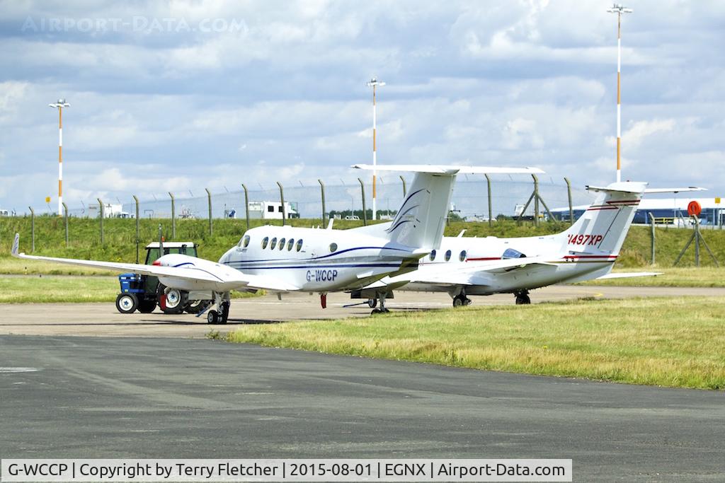 G-WCCP, 1988 Beech B200 Super King Air King Air C/N BB-1295, 1988 Beech B200, c/n: BB-1295 at East Midlands