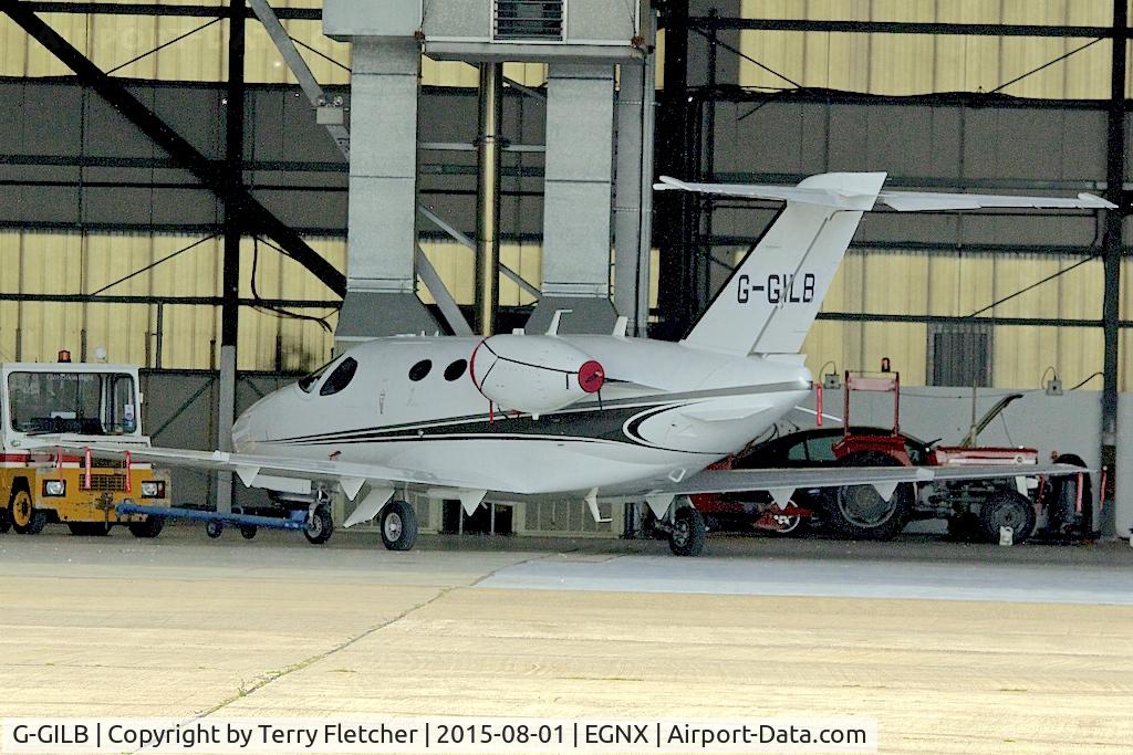 G-GILB, 2009 Cessna 510 Citation Mustang Citation Mustang C/N 510-0241, Cessna 510, c/n: 510-0241 ,  ex N270MK  , hangared at East Midlands