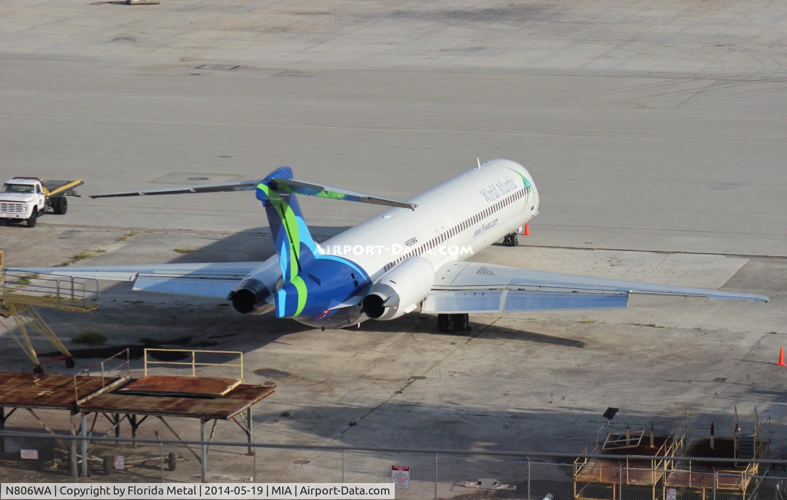 N806WA, 1991 McDonnell Douglas MD-83 (DC-9-83) C/N 53251, World Atlantic