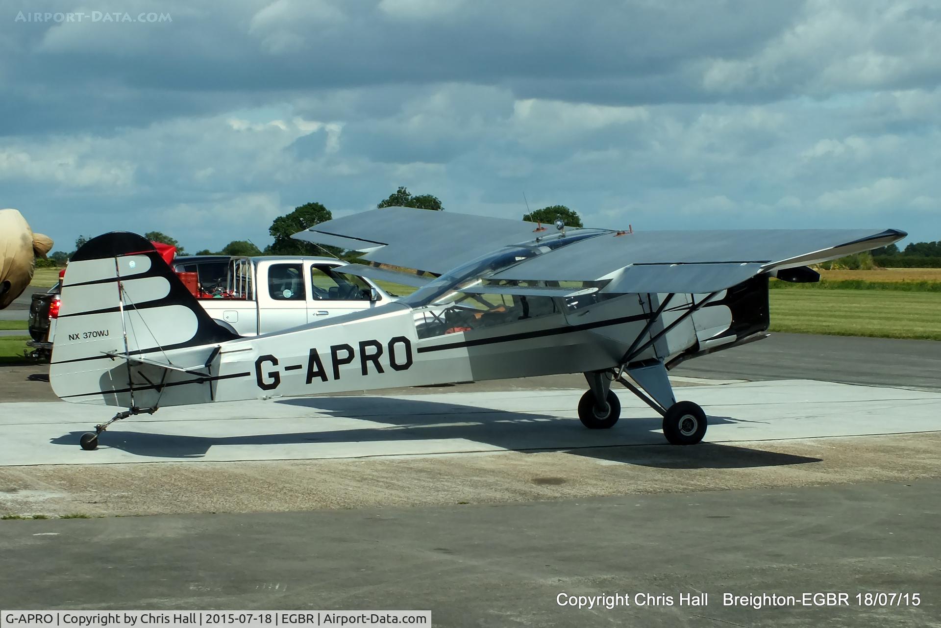 G-APRO, 1952 Auster 6A Tugmaster C/N WJ370, International Bucker Fest at Breighton