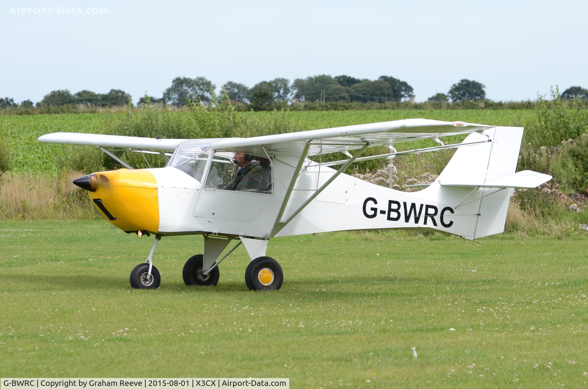 G-BWRC, 1996 Light Aero Avid Hauler Mark IV C/N PFA 189-12979, About to depart from Northrepps.