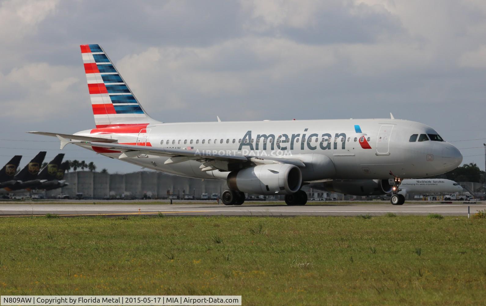 N809AW, 1999 Airbus A319-132 C/N 1111, American