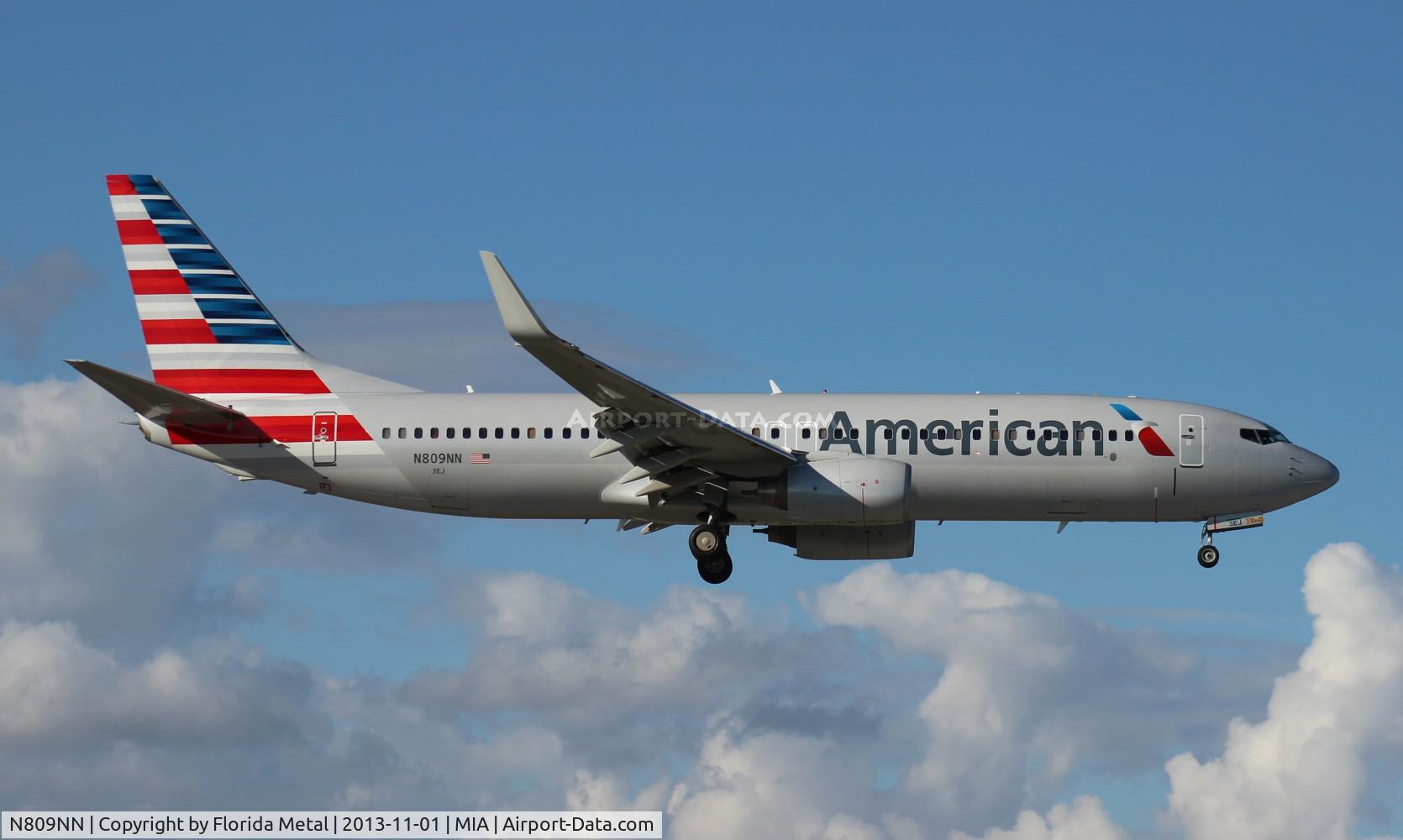 N809NN, 2009 Boeing 737-823 C/N 33519, American