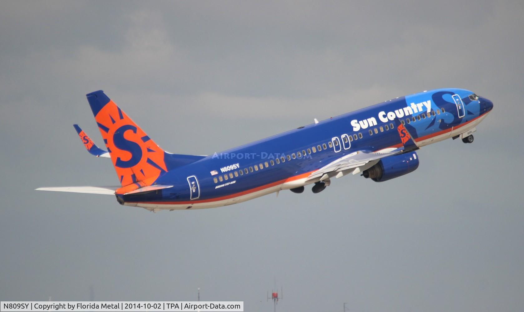 N809SY, 2005 Boeing 737-8Q8 C/N 30683, Sun Country