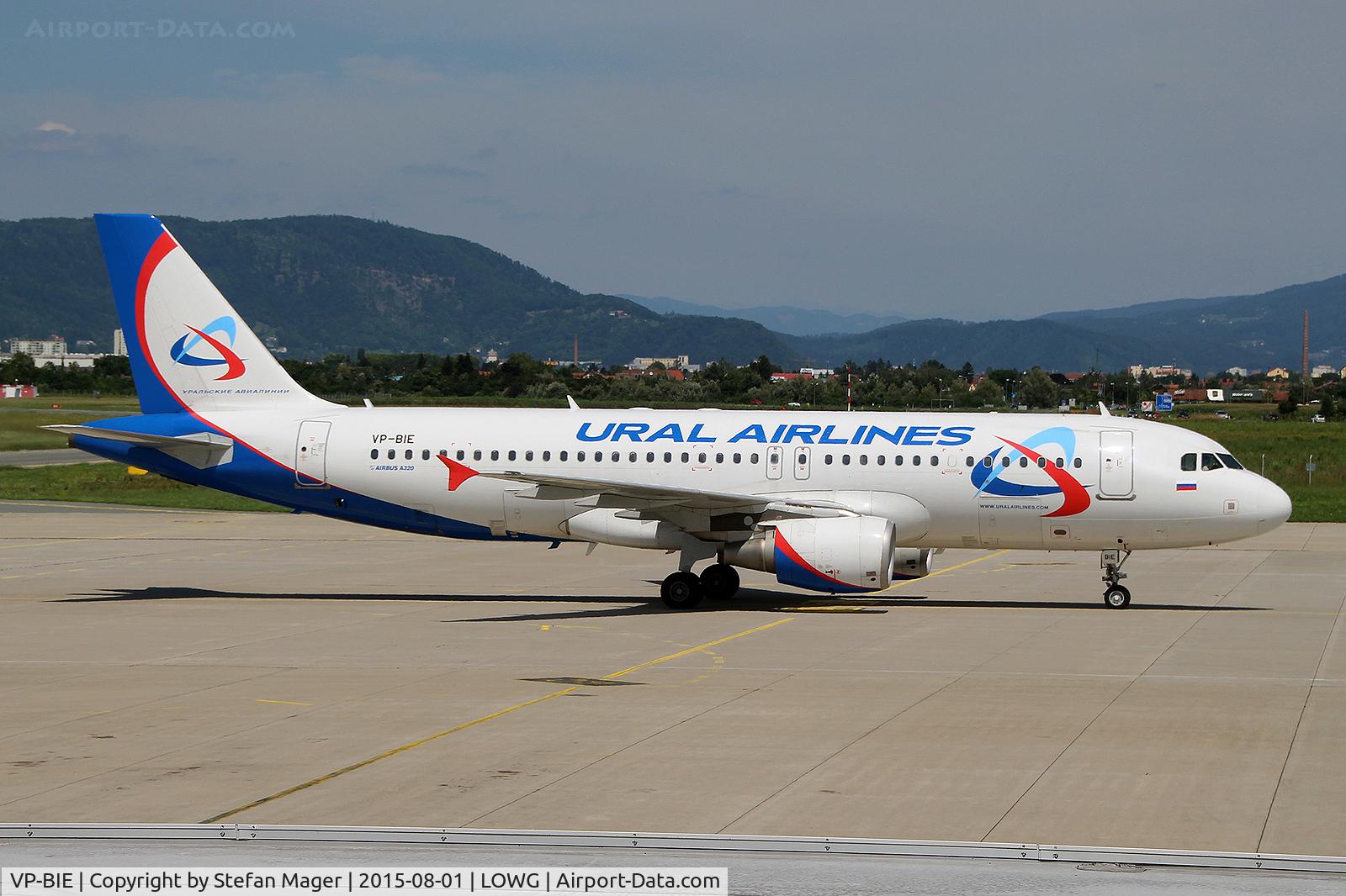 VP-BIE, 2007 Airbus A320-214 C/N 3099, Ural Airlines Airbus A320-200 @ GRZ