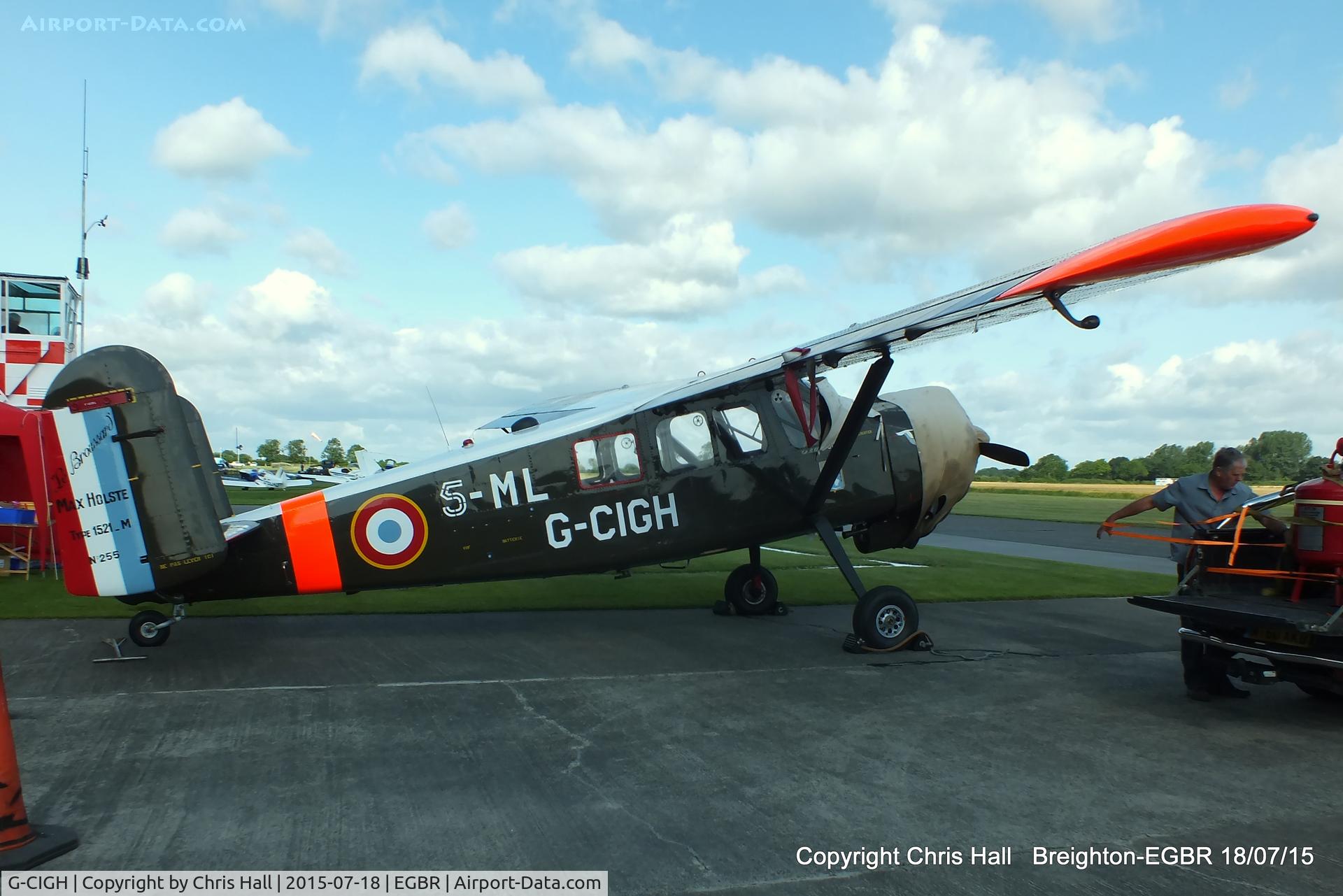 G-CIGH, 1960 Max Holste MH.1521M Broussard C/N 255, International Bucker Fest at Breighton