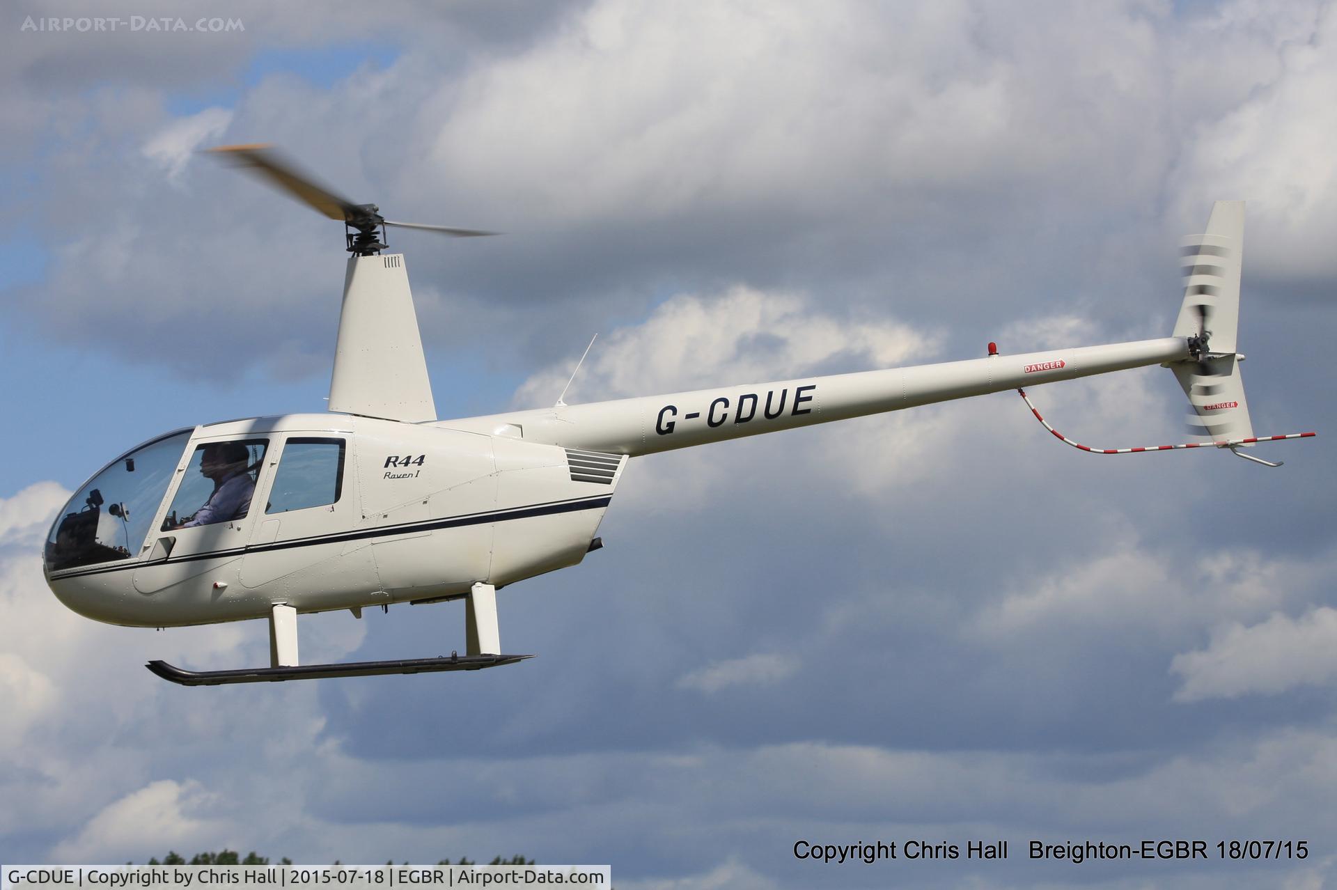 G-CDUE, 2005 Robinson R44 Raven C/N 1549, International Bucker Fest at Breighton