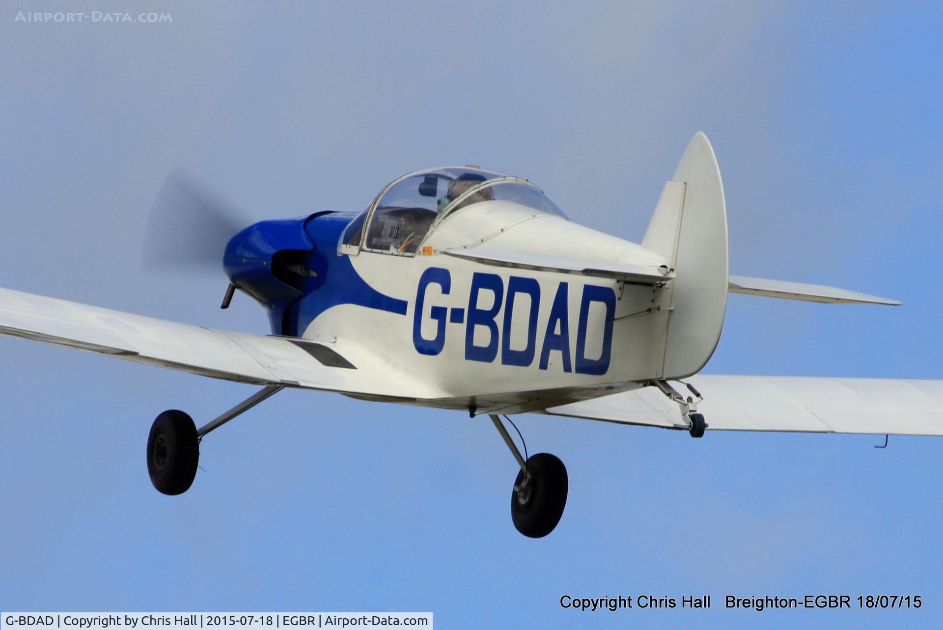 G-BDAD, 1976 Taylor JT-1 Monoplane C/N PFA 1453, International Bucker Fest at Breighton