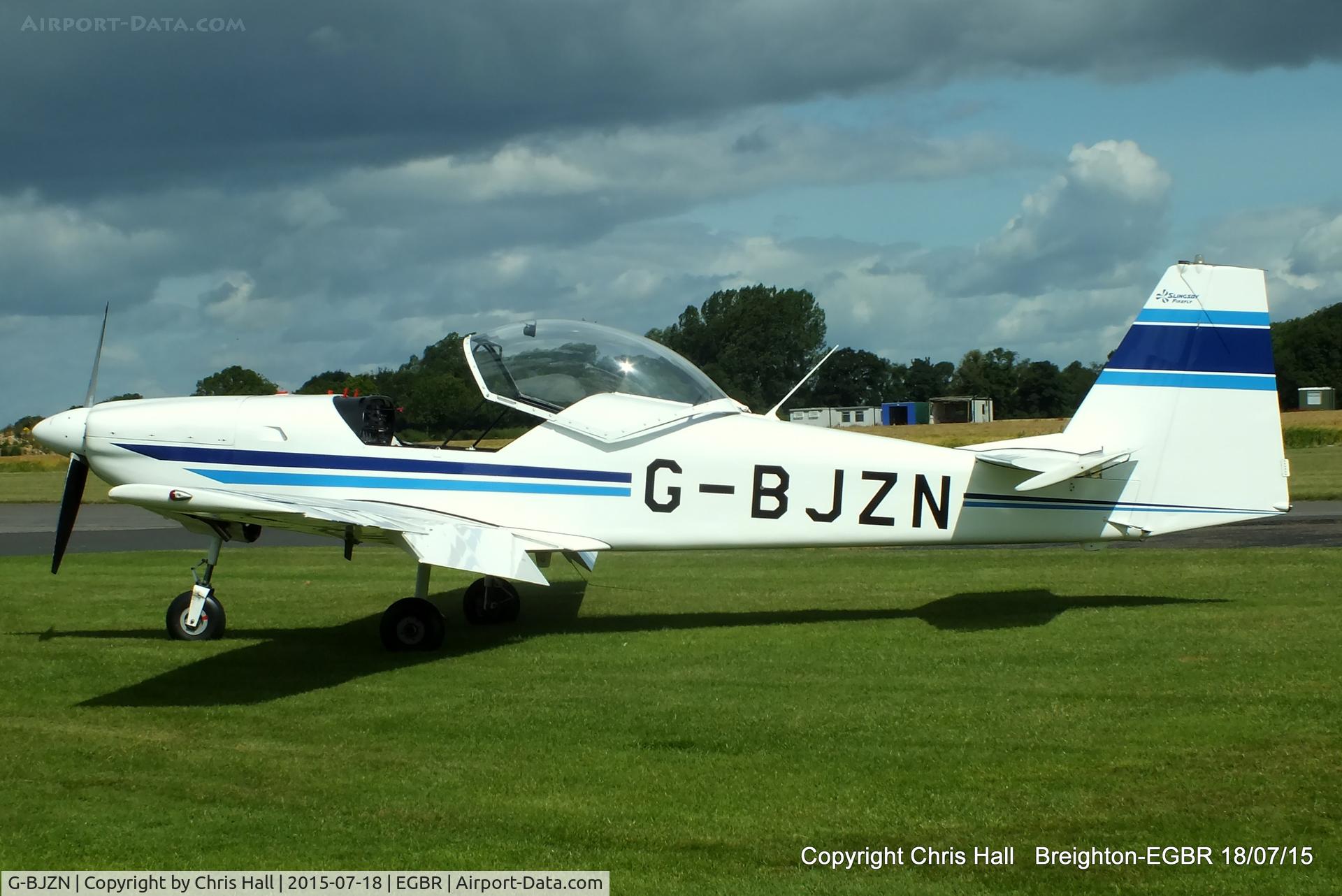 G-BJZN, 1982 Slingsby T-67A Firefly C/N 1997, International Bucker Fest at Breighton