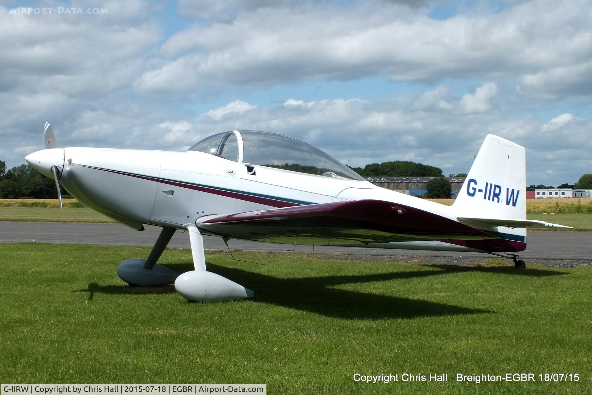 G-IIRW, 2002 Vans RV-8 C/N 80449, International Bucker Fest at Breighton