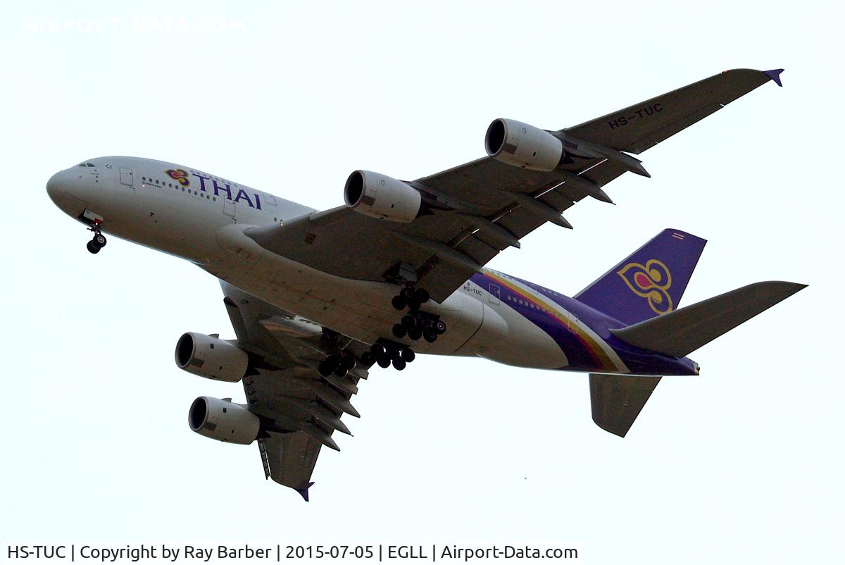 HS-TUC, 2012 Airbus A380-841 C/N 100, Airbus A380-841 [100] (Thai Airways) Home~G 05/07/2015