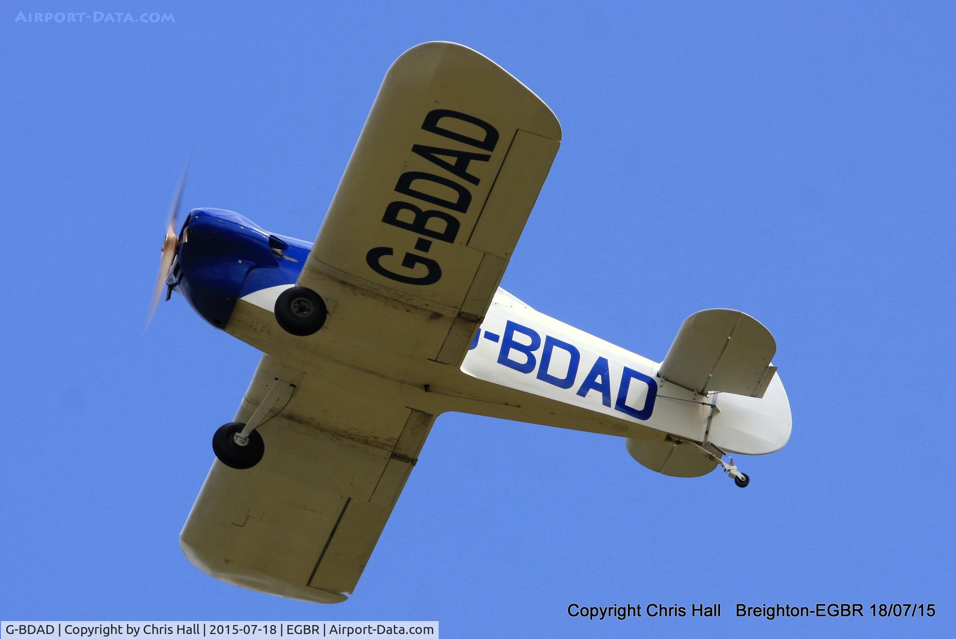 G-BDAD, 1976 Taylor JT-1 Monoplane C/N PFA 1453, International Bucker Fest at Breighton