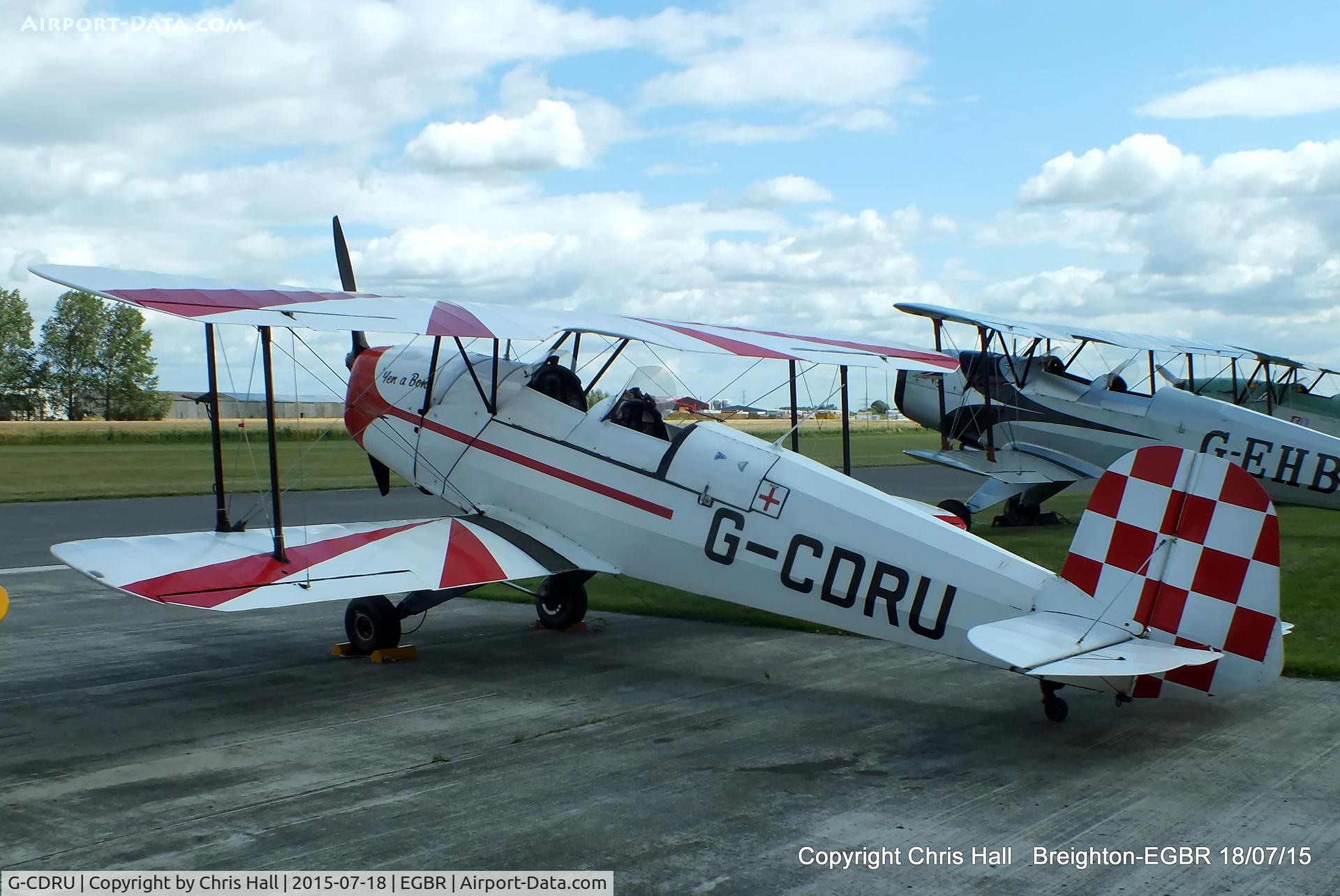 G-CDRU, 1946 CASA 1-131E Jungmann C/N 2321, International Bucker Fest at Breighton