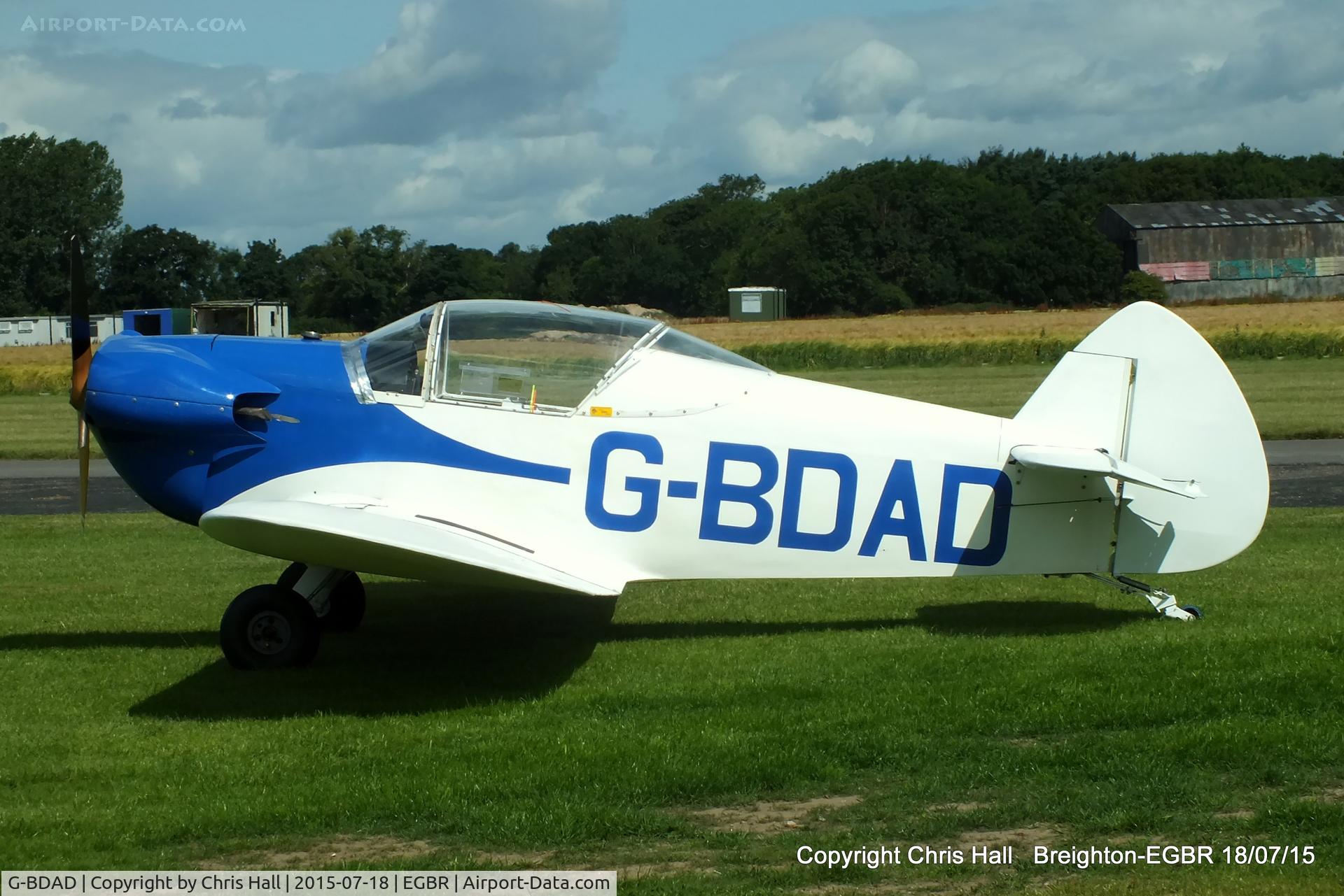 G-BDAD, 1976 Taylor JT-1 Monoplane C/N PFA 1453, International Bucker Fest at Breighton