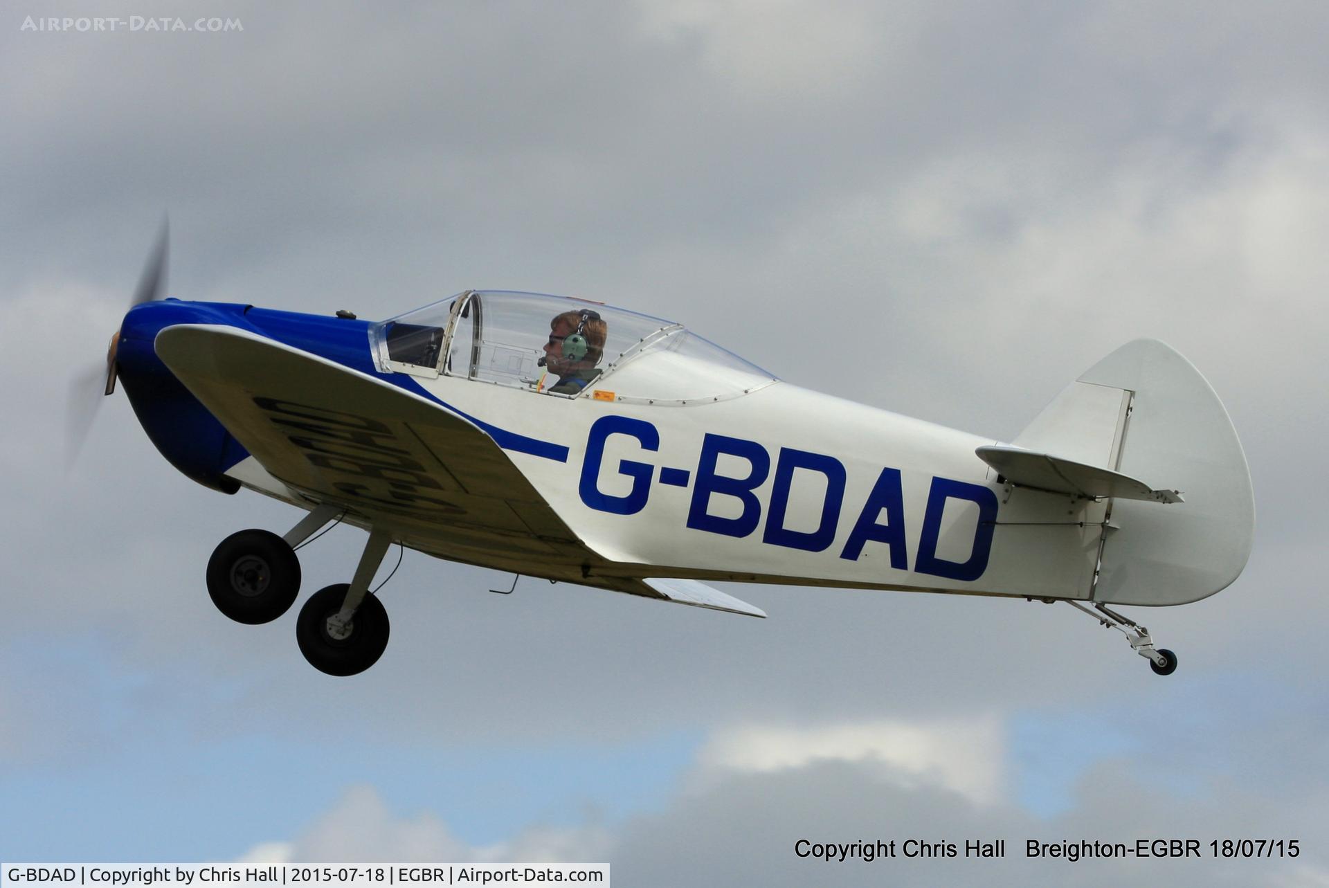 G-BDAD, 1976 Taylor JT-1 Monoplane C/N PFA 1453, International Bucker Fest at Breighton