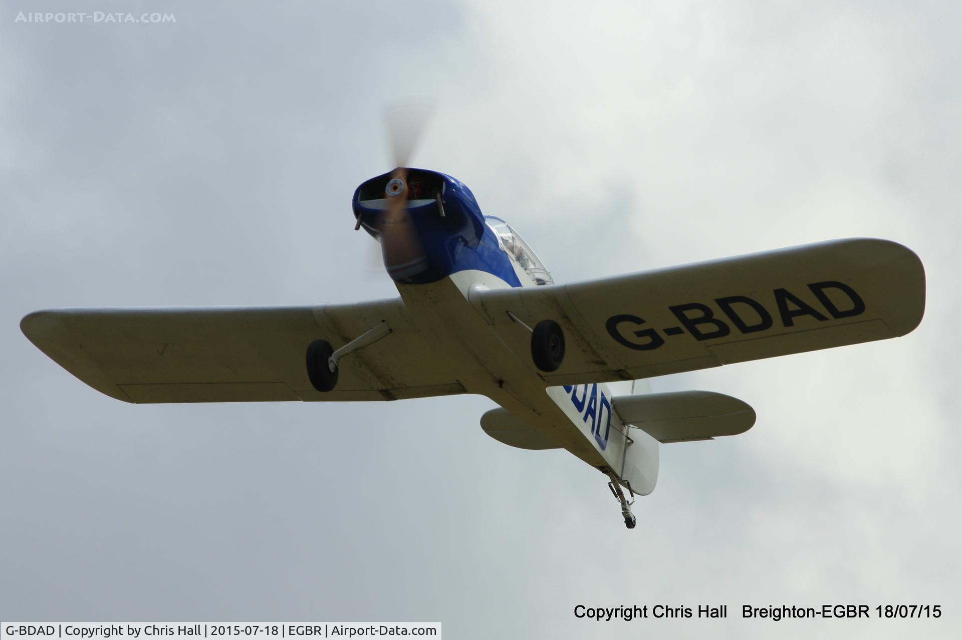 G-BDAD, 1976 Taylor JT-1 Monoplane C/N PFA 1453, International Bucker Fest at Breighton