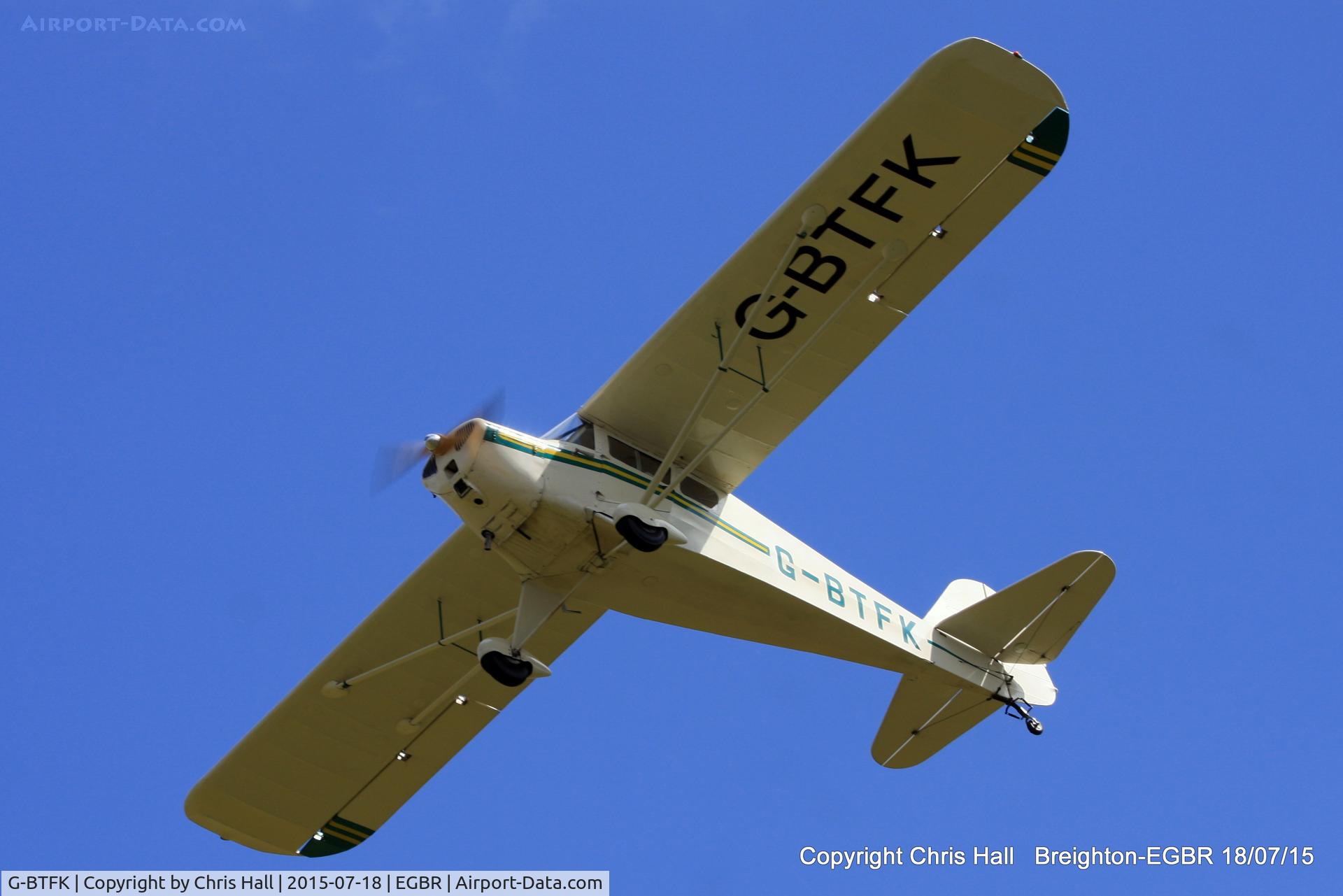 G-BTFK, 1947 Taylorcraft BC-12D Twosome C/N 10540, International Bucker Fest at Breighton