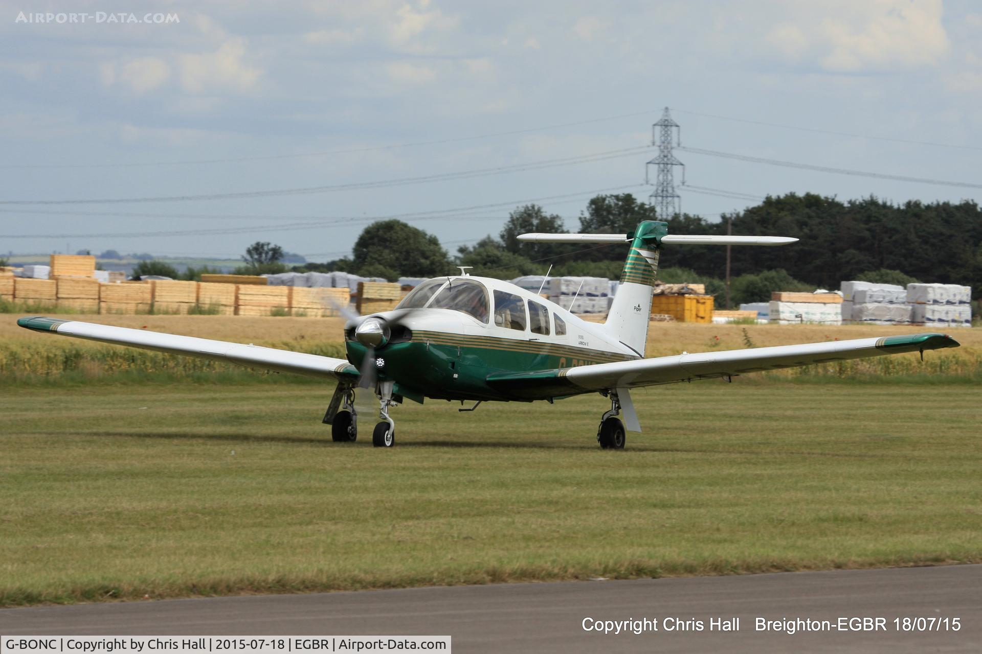 G-BONC, 1979 Piper PA-28RT-201 Arrow IV C/N 28R-7918007, International Bucker Fest at Breighton