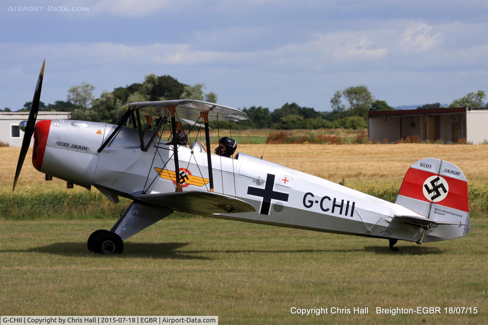 G-CHII, 1957 CASA 1-131E Jungmann C/N 1108, International Bucker Fest at Breighton