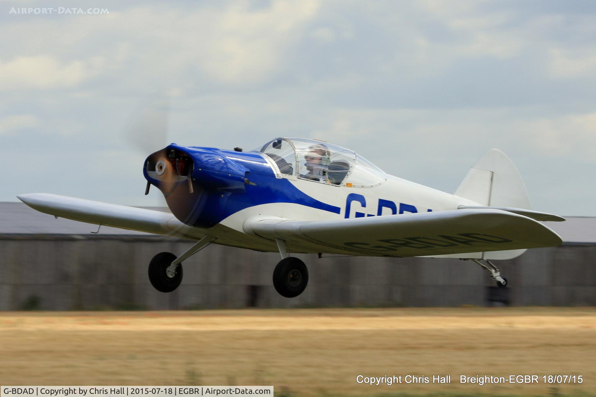 G-BDAD, 1976 Taylor JT-1 Monoplane C/N PFA 1453, International Bucker Fest at Breighton