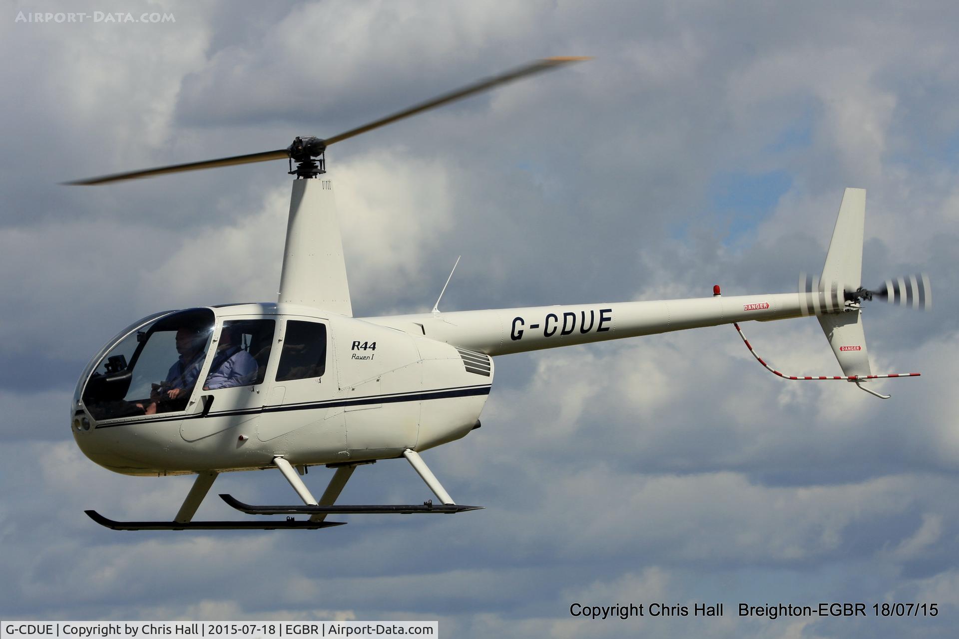 G-CDUE, 2005 Robinson R44 Raven C/N 1549, International Bucker Fest at Breighton