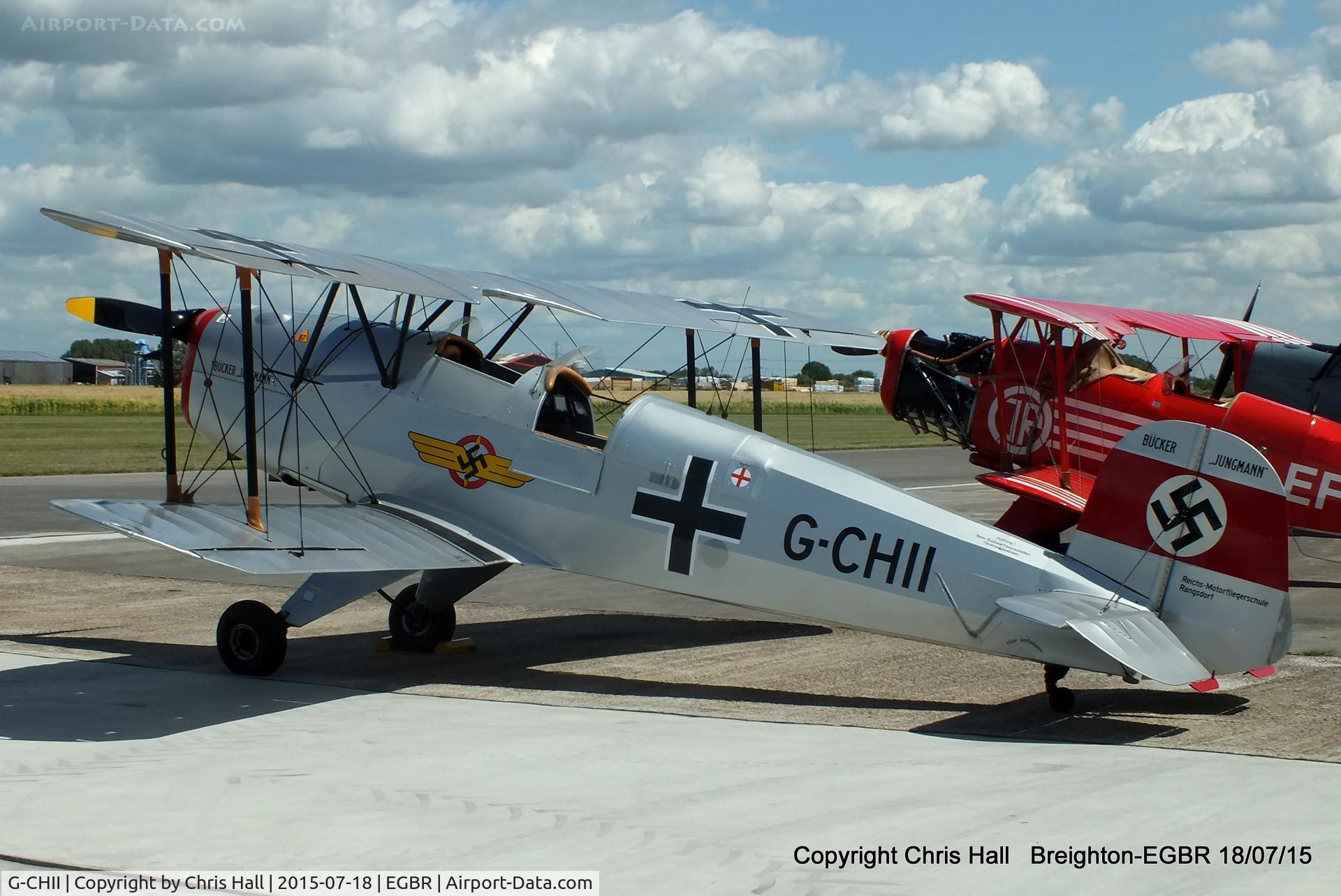 G-CHII, 1957 CASA 1-131E Jungmann C/N 1108, International Bucker Fest at Breighton