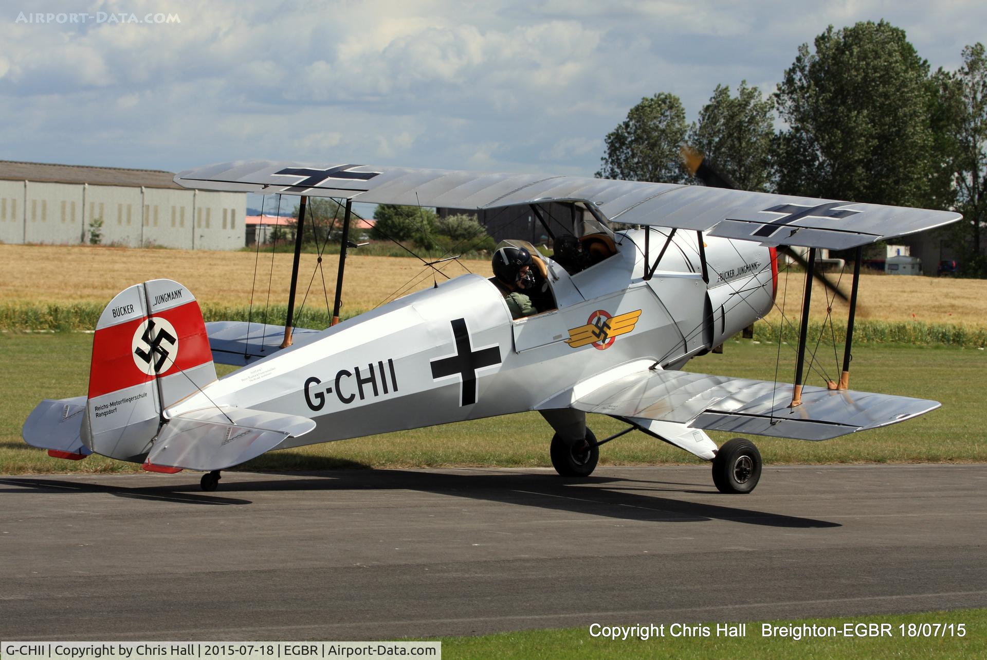 G-CHII, 1957 CASA 1-131E Jungmann C/N 1108, International Bucker Fest at Breighton