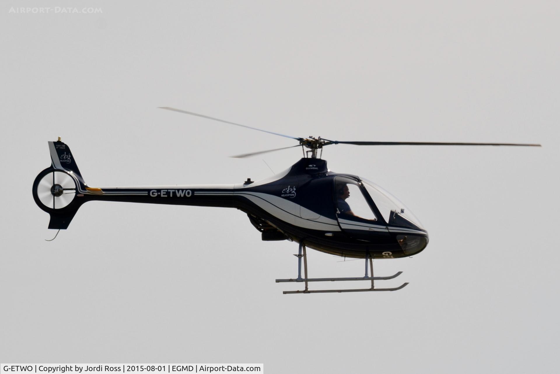 G-ETWO, 2014 Guimbal Cabri G2 C/N 1063, Taking off from Lydd