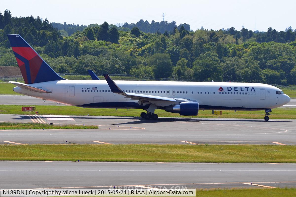N189DN, 1996 Boeing 767-332 C/N 25990, At Narita