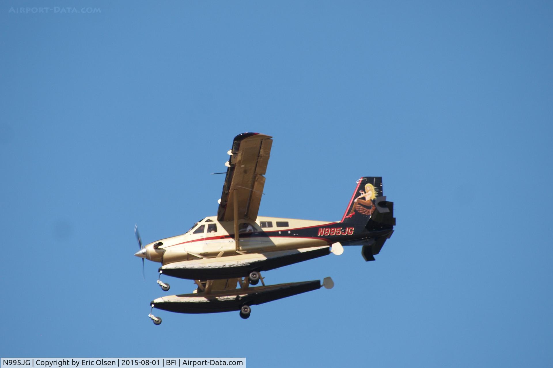 N995JG, 1966 De Havilland Canada DHC-2 Beaver Mk.3 C/N 1627, Beaver coming in after the air show was over.