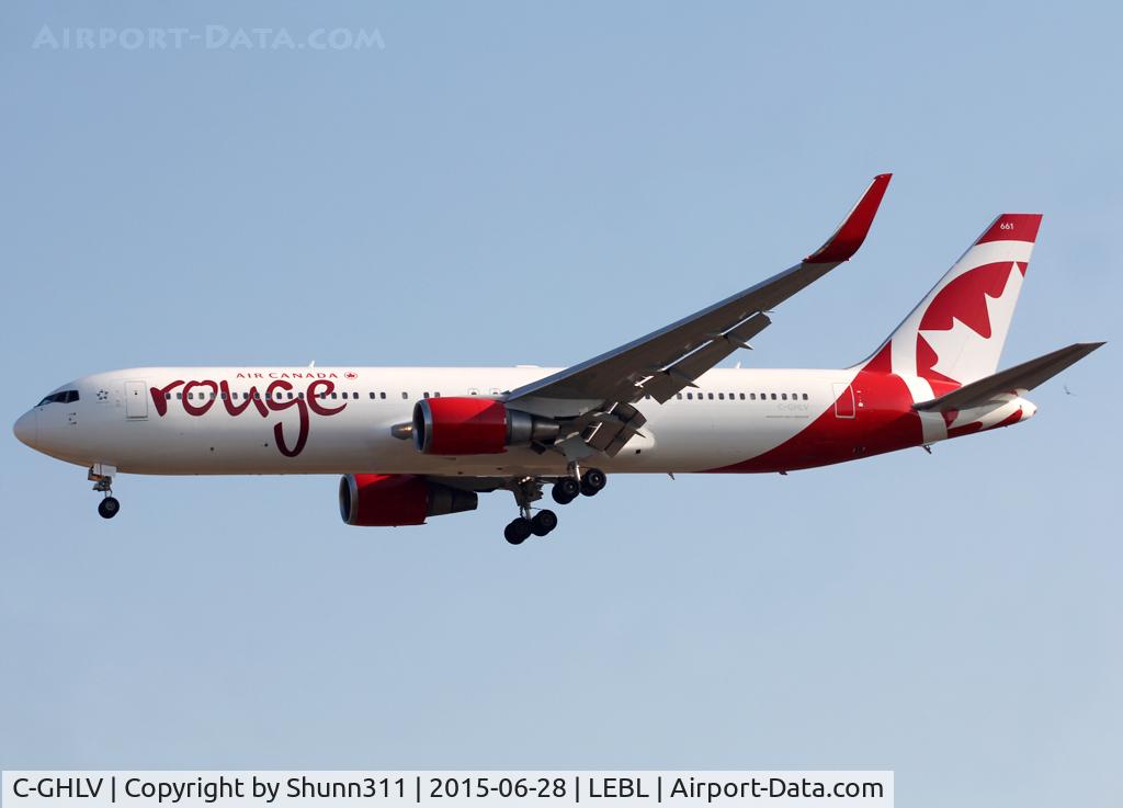C-GHLV, 2001 Boeing 767-333 C/N 30852, Landing rwy 25R