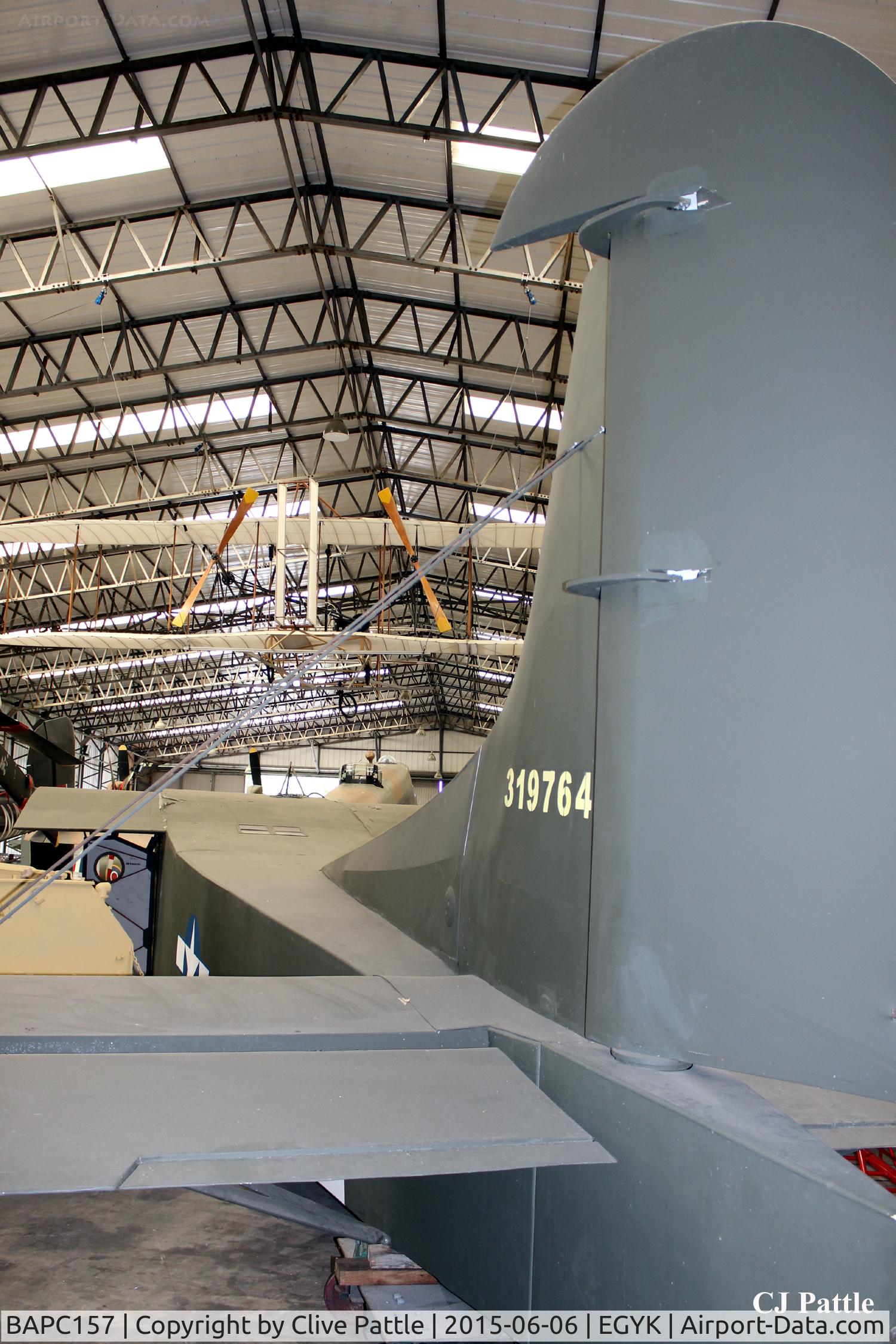 BAPC157, Waco CG-4A Hadrian Replica C/N BAPC.157, On display at the Yorkshire Air Museum EGYK