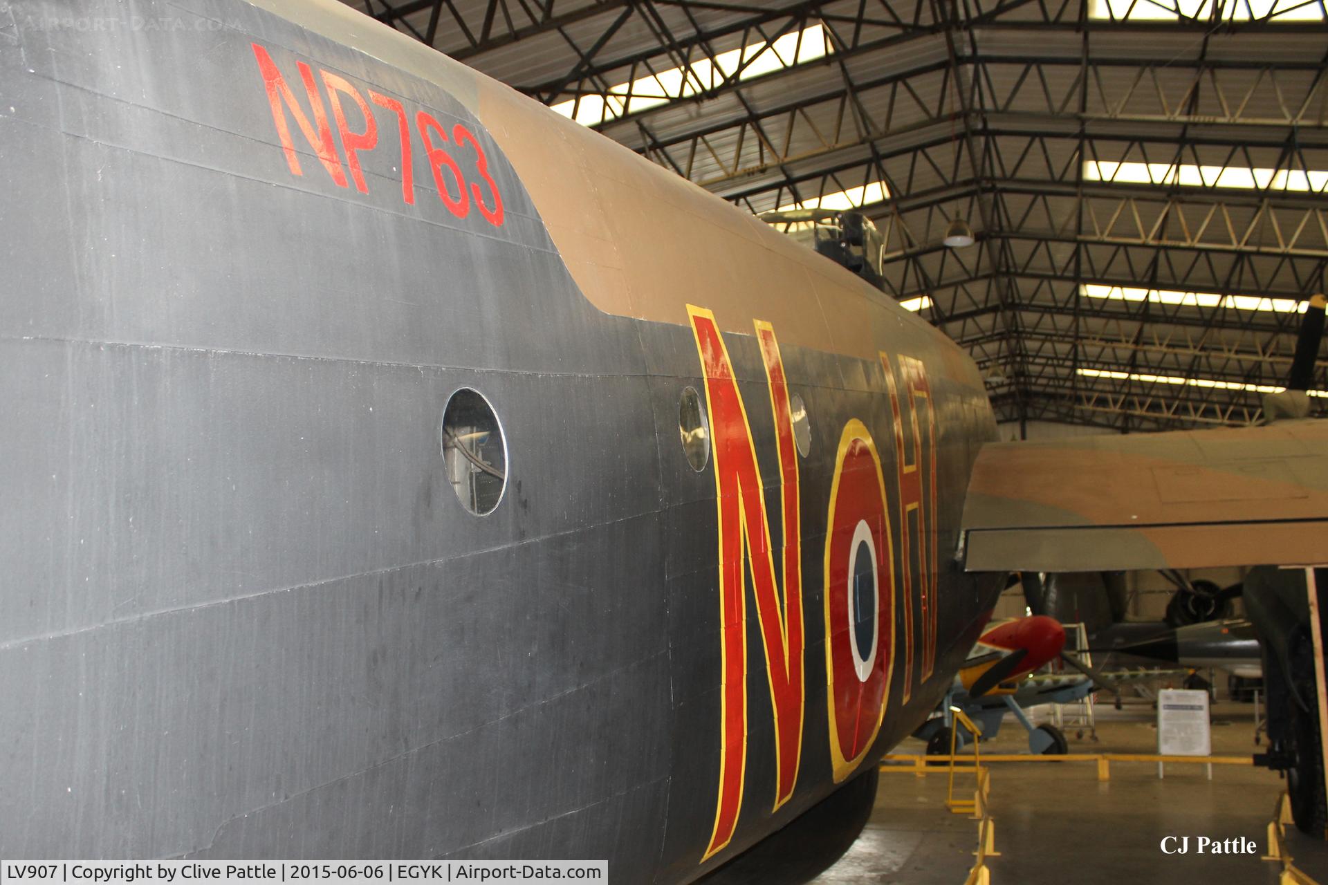 LV907, Handley Page HP-59 Halifax III C/N HR792, On display at the Yorkshire Air Museum EGYK
