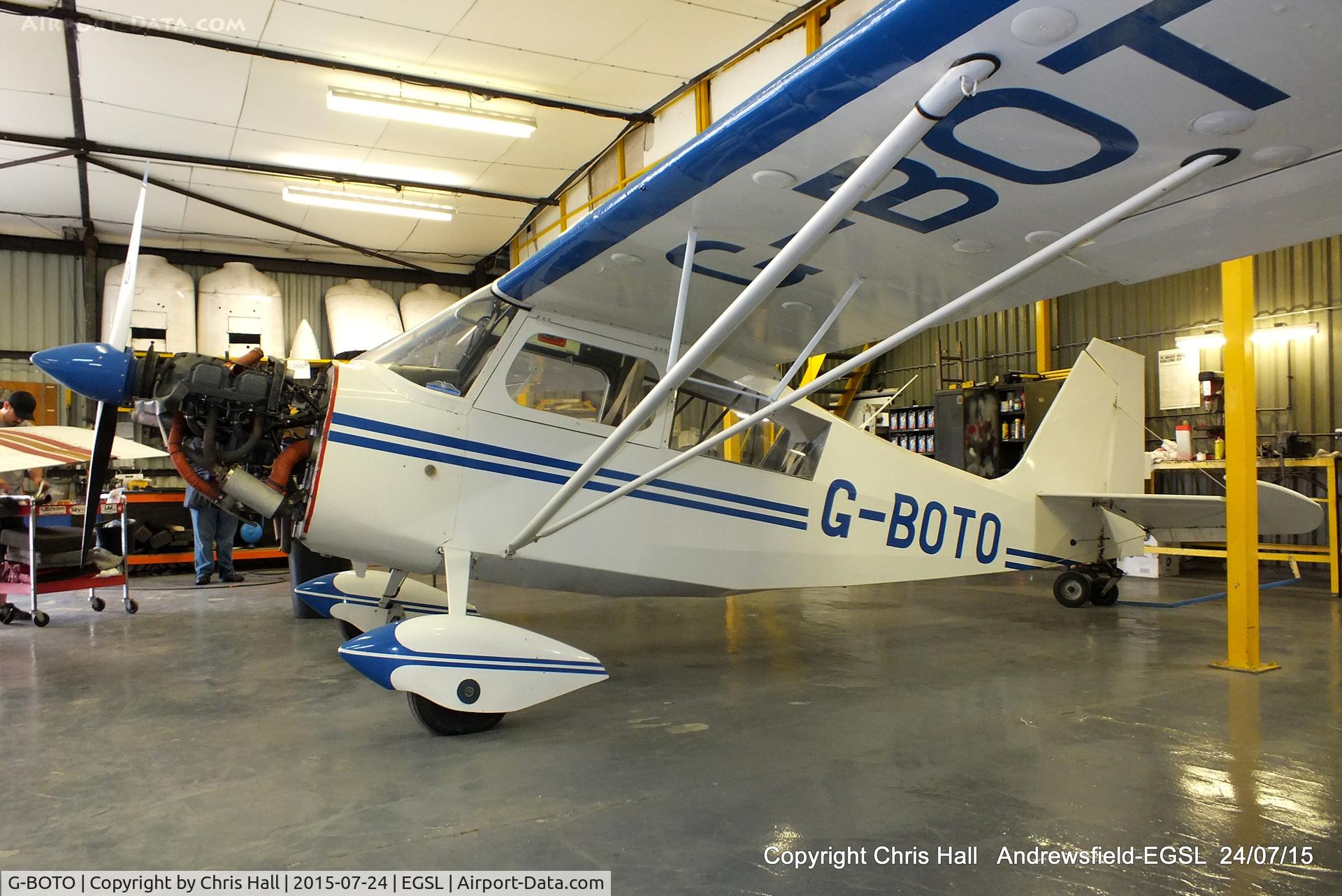 G-BOTO, 1973 Bellanca 7ECA Citabria Citabria C/N 939-73, at Andrewsfield