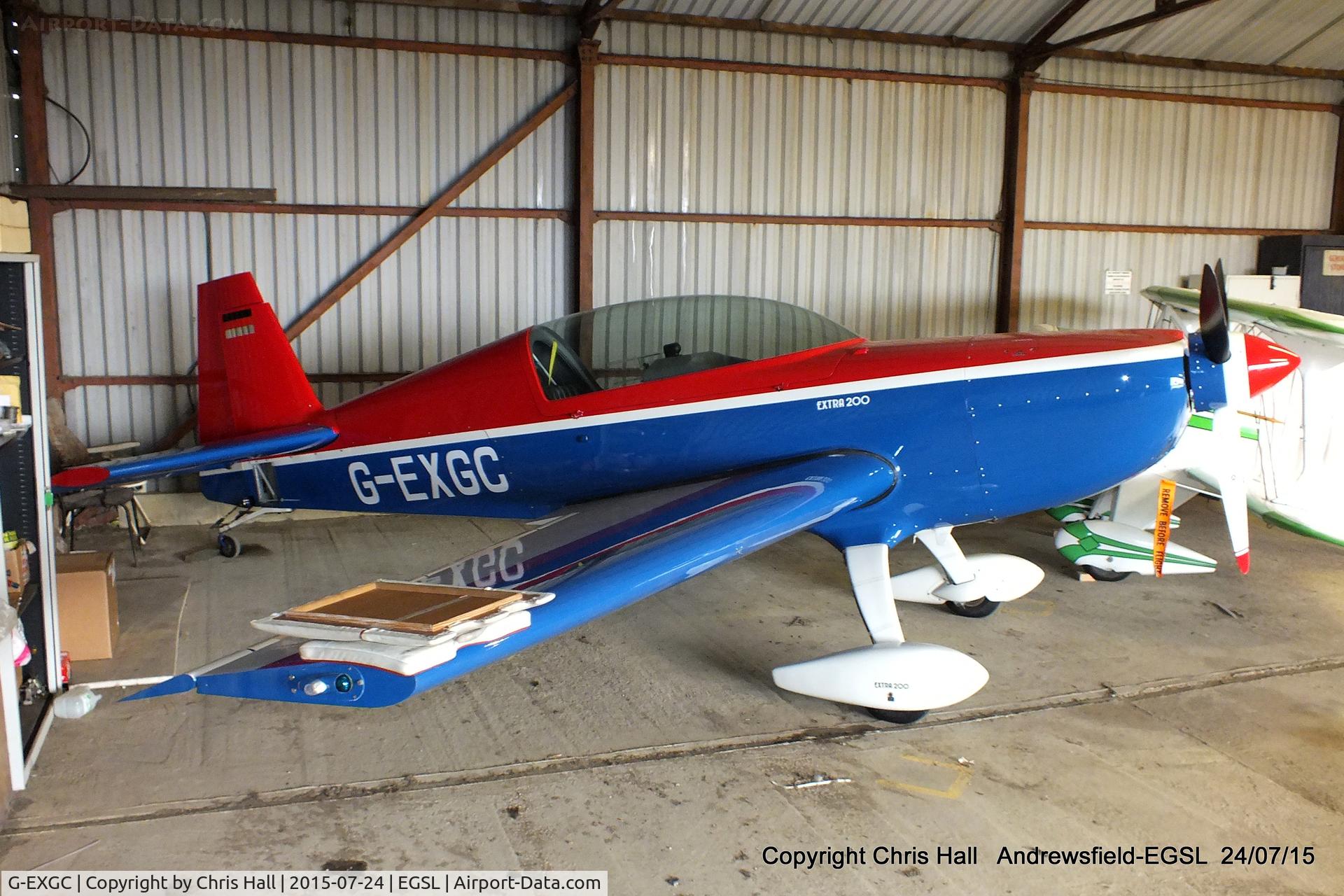 G-EXGC, 1999 Extra EA-300/200 C/N 027, Andrewsfield resident