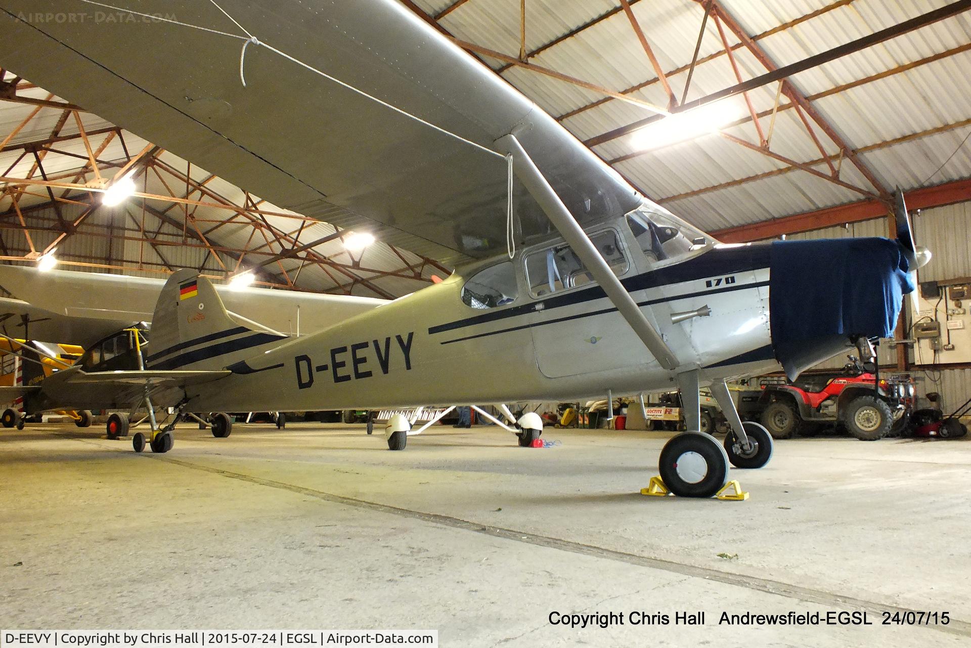 D-EEVY, 1950 Cessna 170A C/N 17019537, Andrewsfield resident