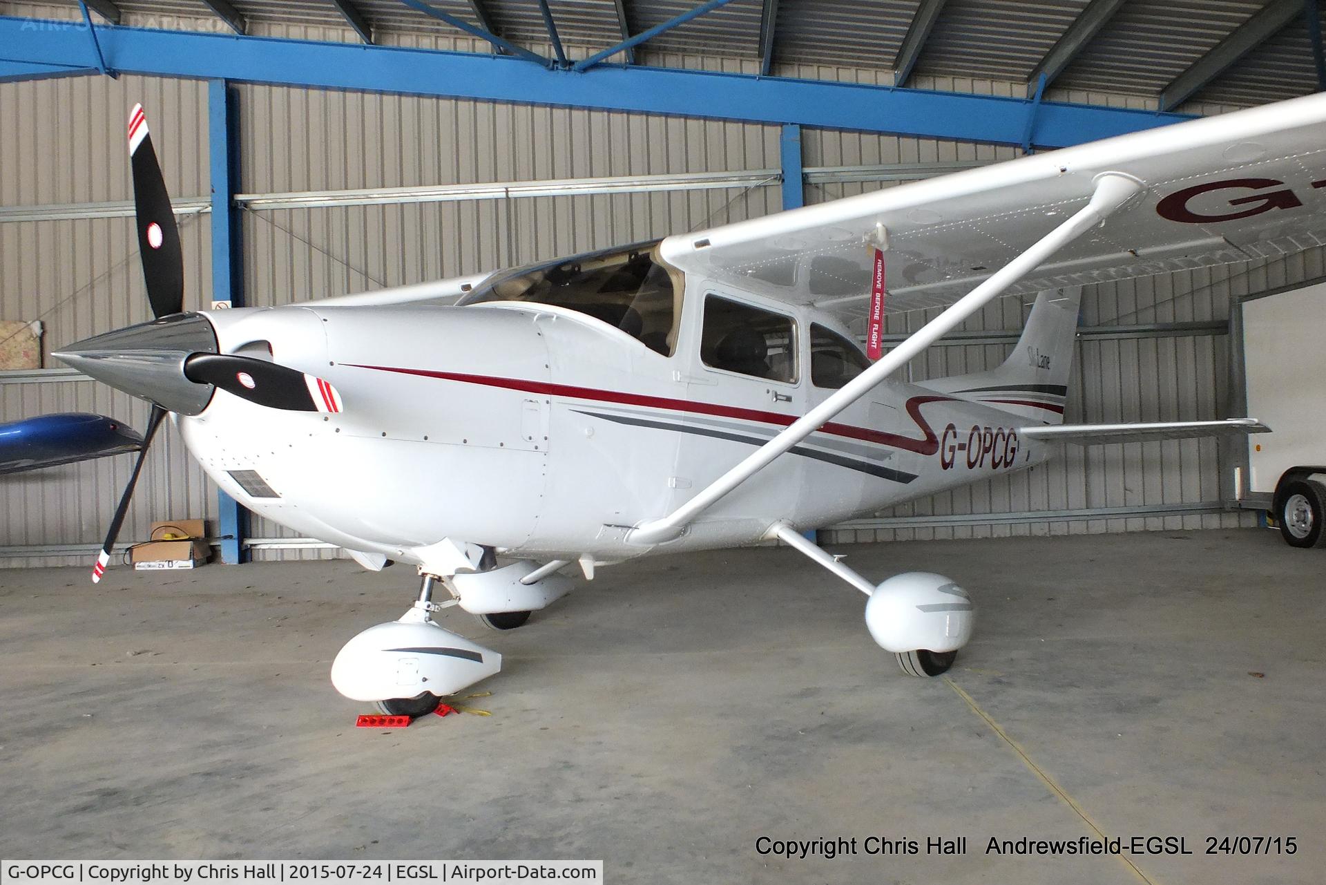 G-OPCG, 2001 Cessna 182T Skylane C/N 18280948, Andrewsfield resident