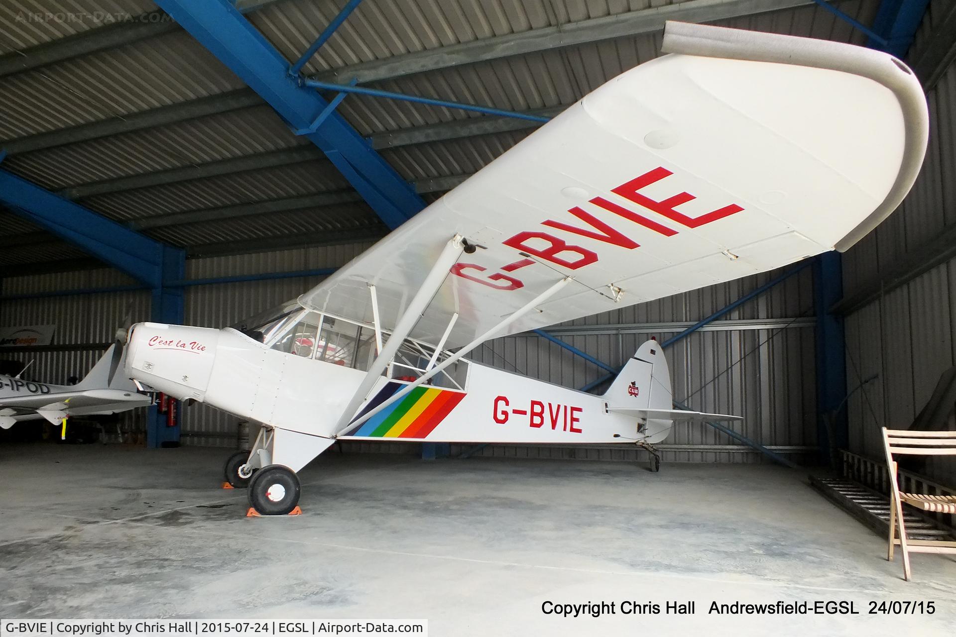 G-BVIE, 1949 Piper L-18C Super Cub C/N 18-1549, Andrewsfield resident
